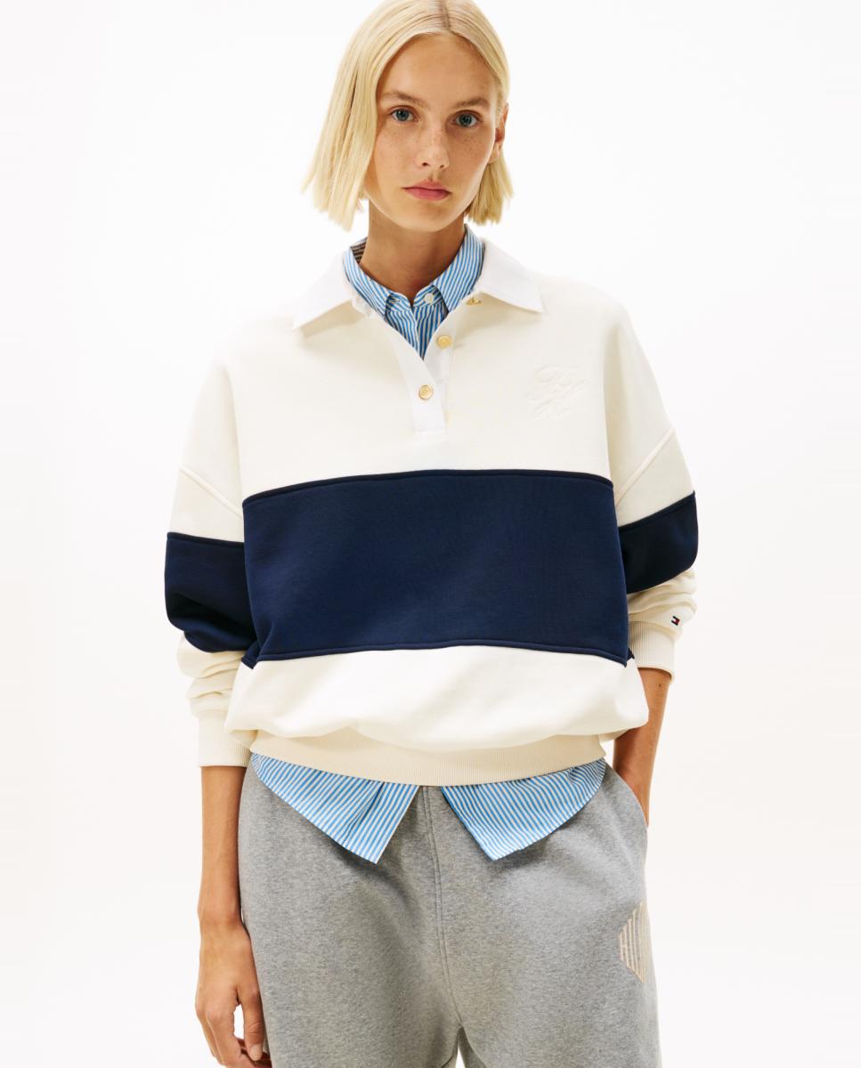 Imagem 0 de Sweatshirt Gold Botton com Logótipo Bordado