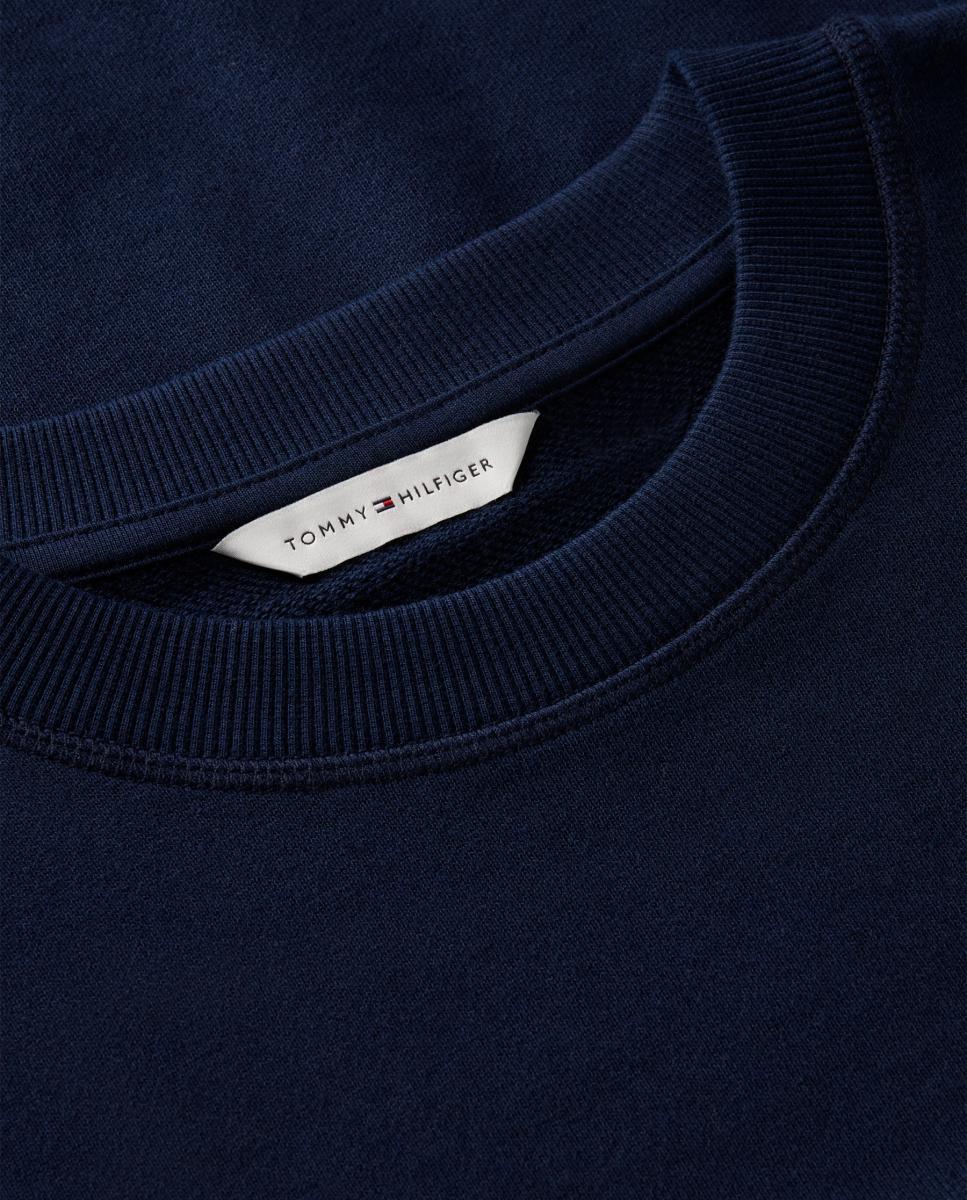 Sweatshirt de Decote Redondo Azul-marinho-3