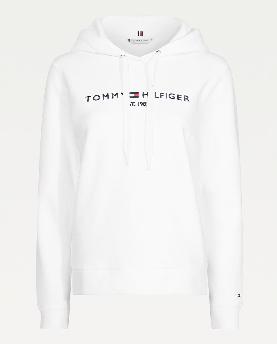 Sweatshirt de manga comprida com capuz Branco-4