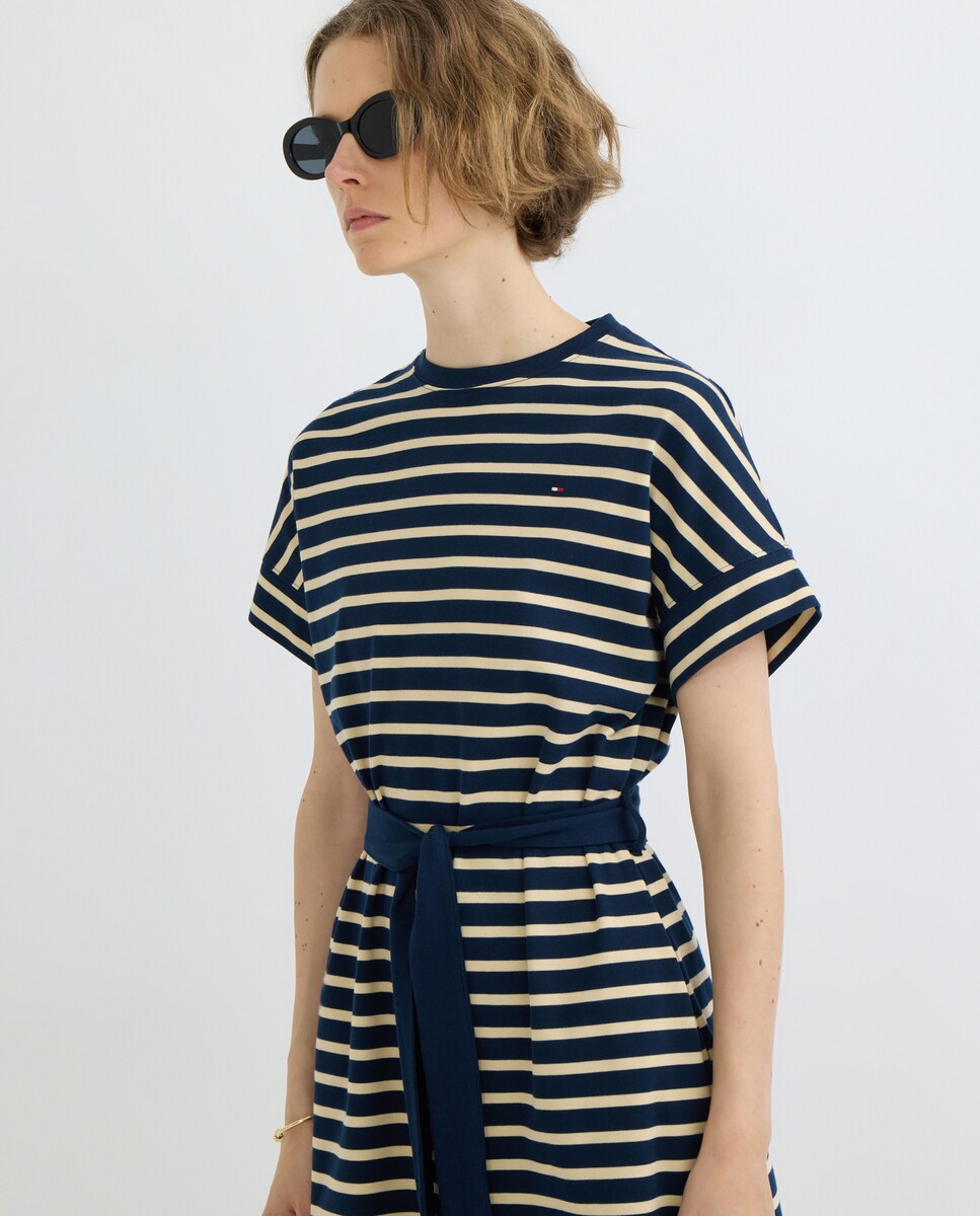 Vestido estampado con cinturón ajustable · Tommy Hilfiger · El