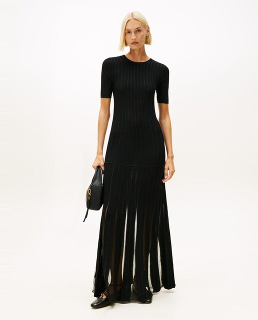 Imagem 0 de Vestido de Malha com Manga Curta