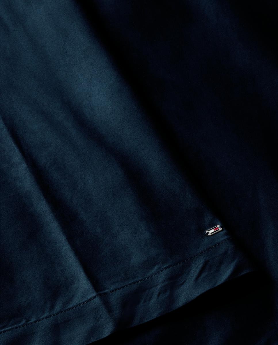 Vestido Midi de Alças e Botões Dourados Azul-marinho-7