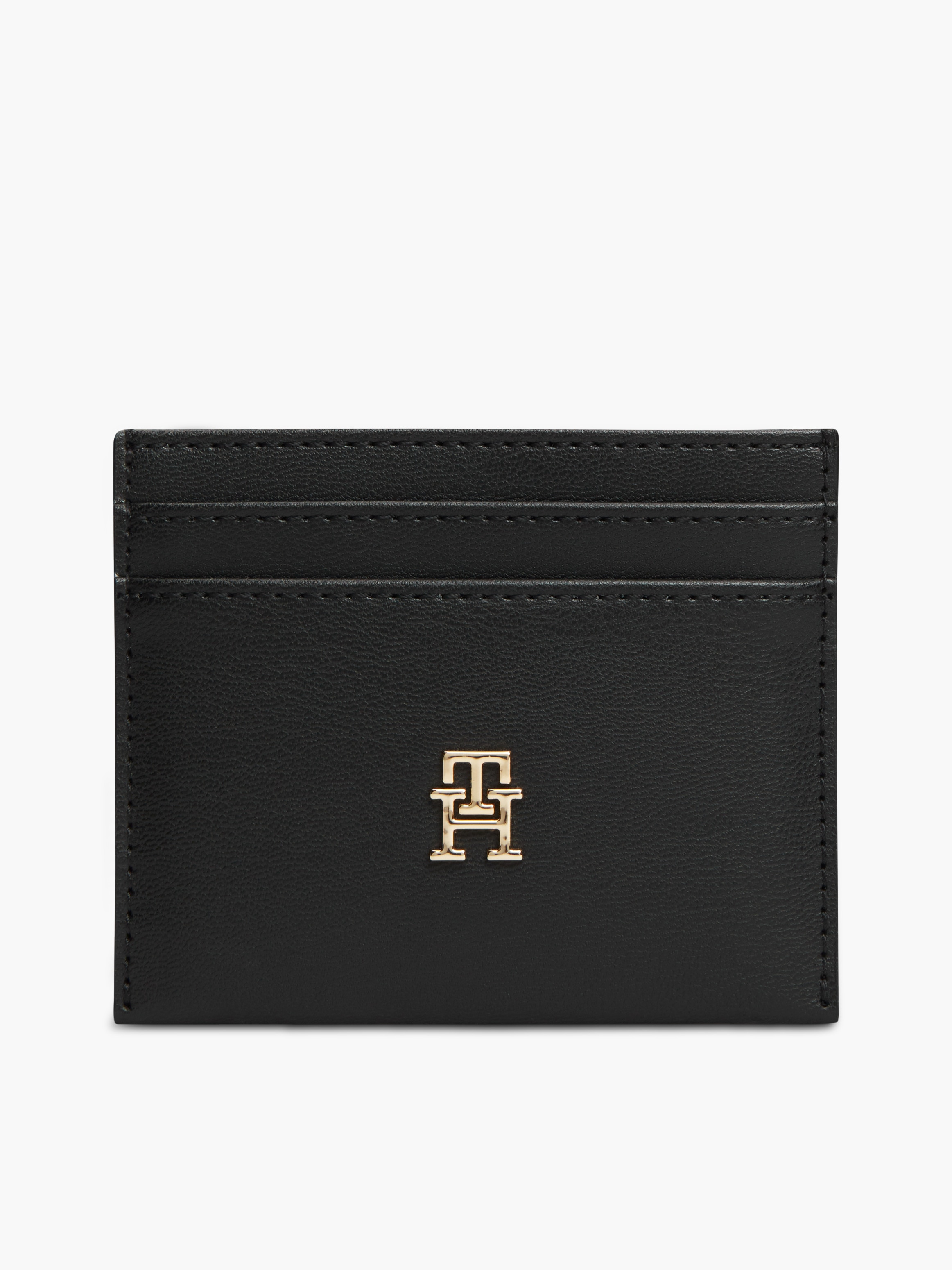 Imagen 3 de Set de regalo para mujer que incluye tarjetero y llavero, confeccionado en ecopiel - Tommy Hilfiger - Negro Negro