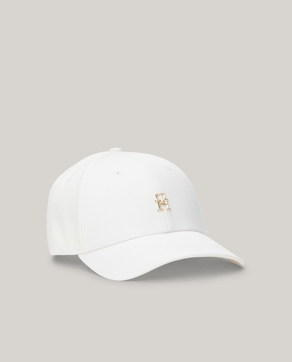 Gorra blanca con logo TH metalizado - Tommy Hilfiger - Blanco Blanco-1