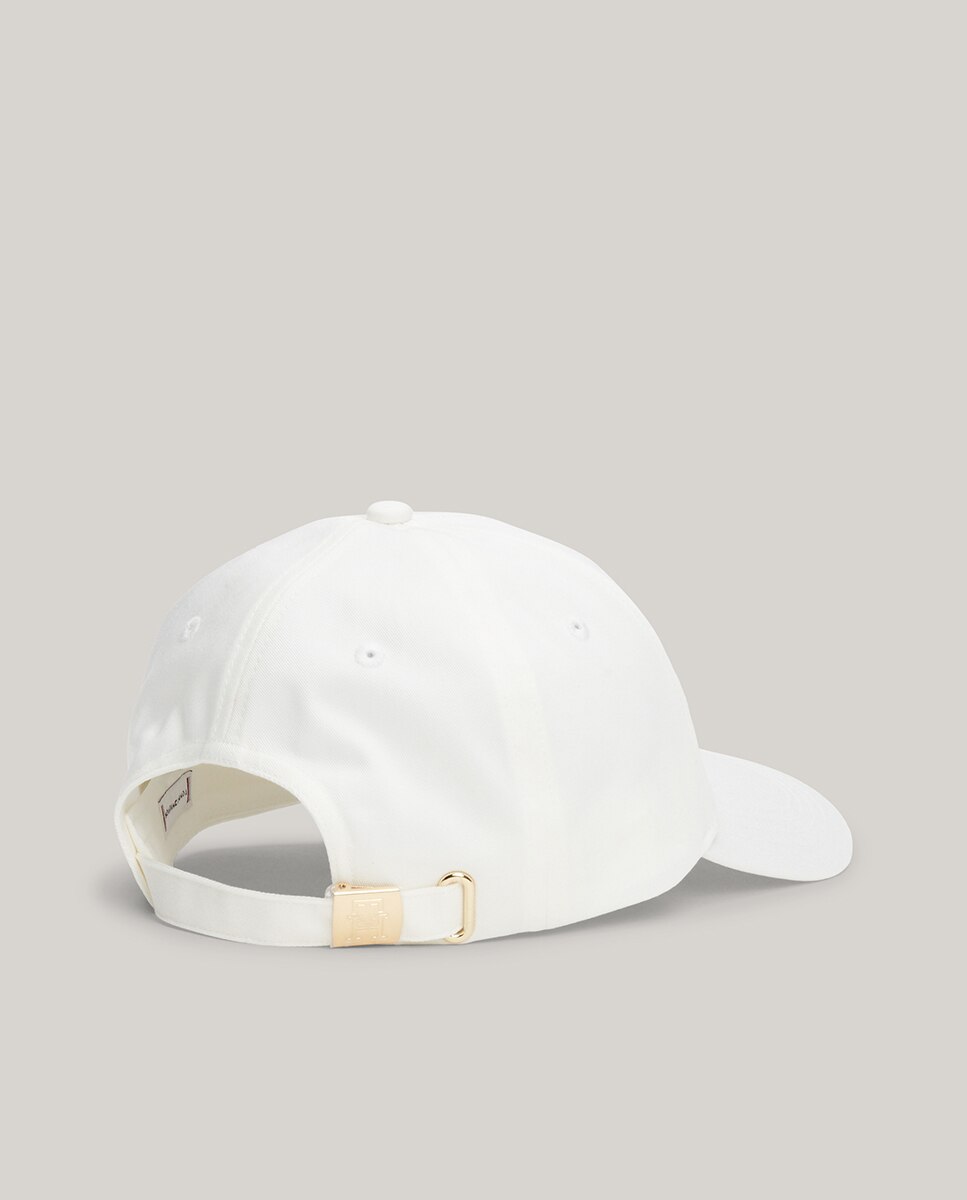 Gorra blanca con logo TH metalizado - Tommy Hilfiger - Blanco Blanco-2