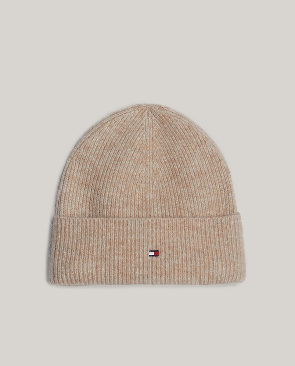 Gorro de Lã com Logótipo TH Bege-1