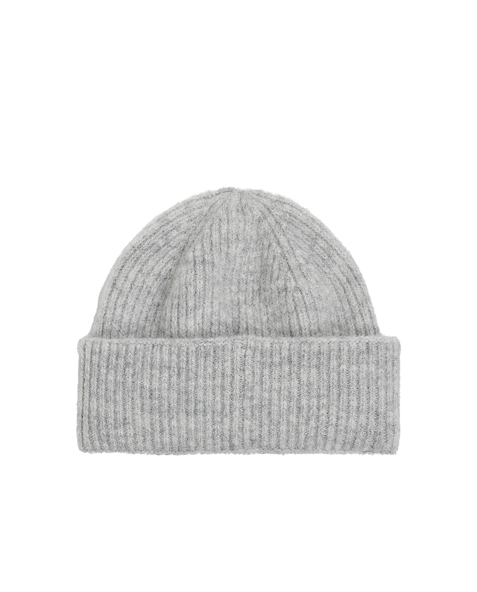 Gorro de Lã com Logótipo TH Cinzento-2