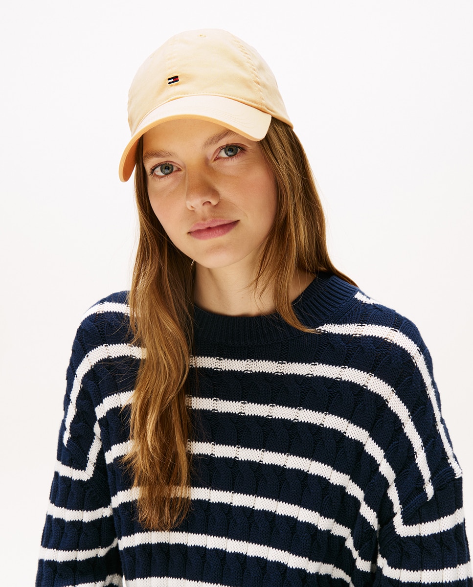 Boné com Bandeira Bordada Amarelo-5