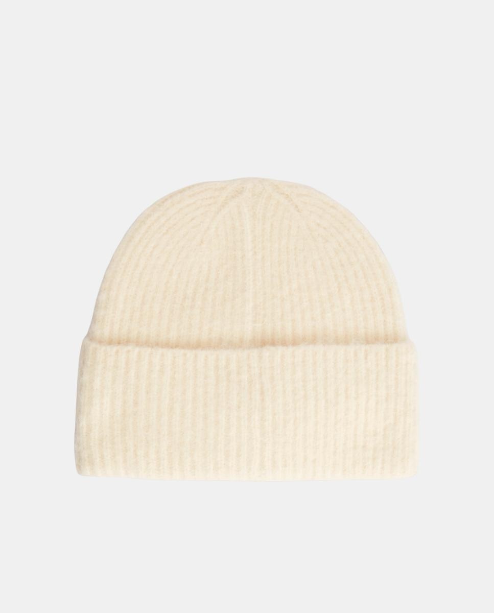 Gorro de Lã com Logótipo TH Bege-2