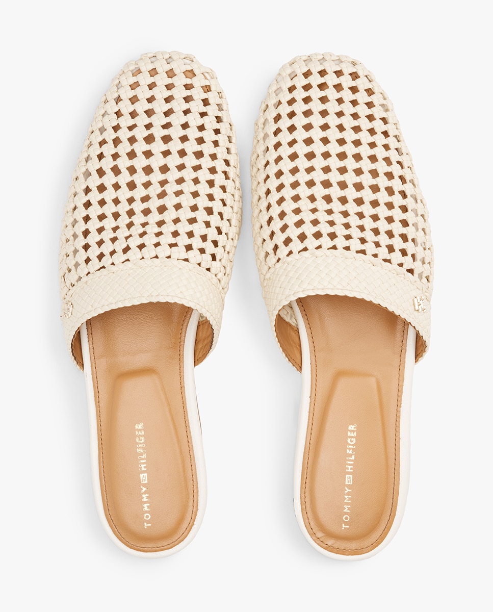Sapatos Tipo Mules Bege-5