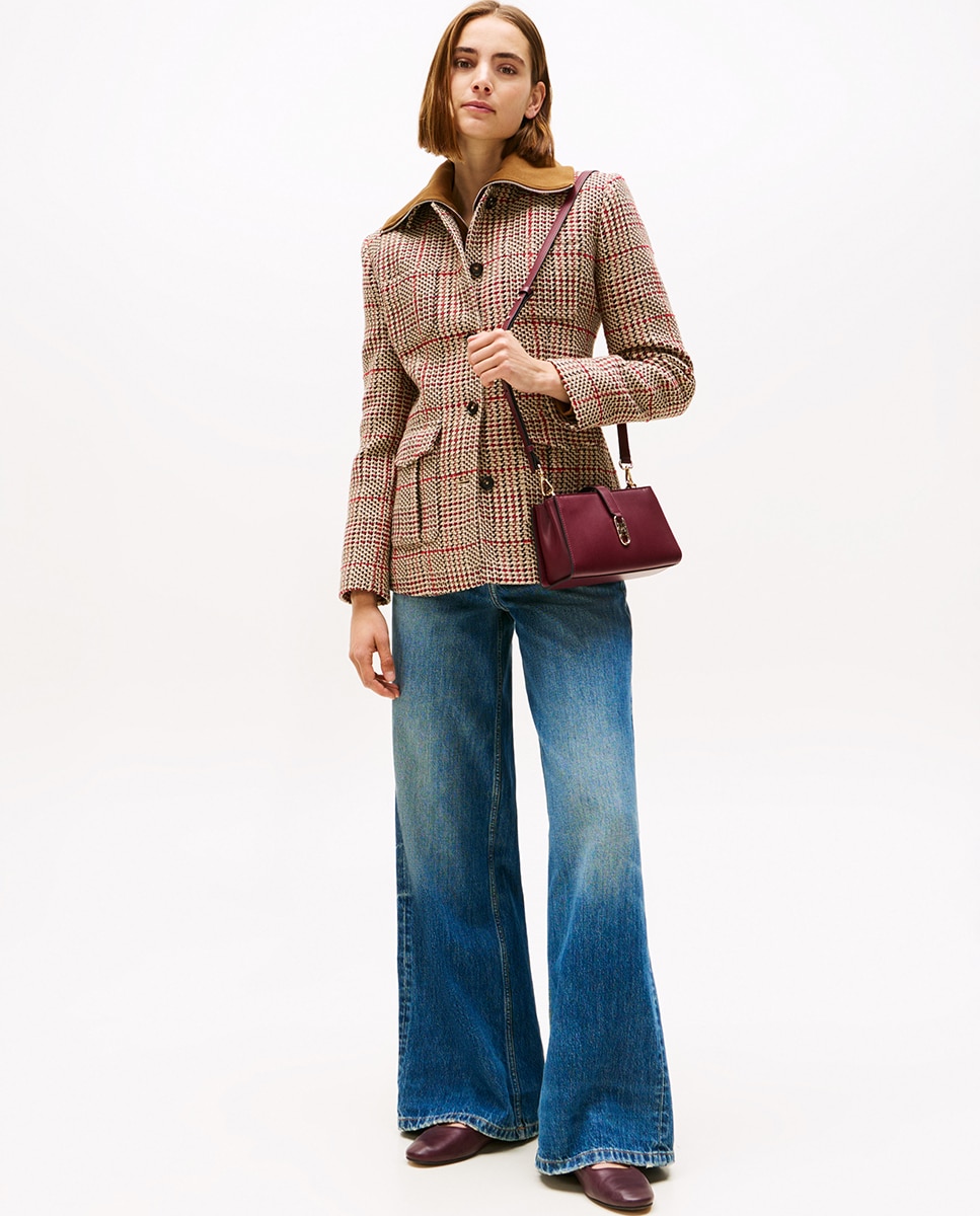 Sabrinas Confecionadas em Pele Bordeaux-8