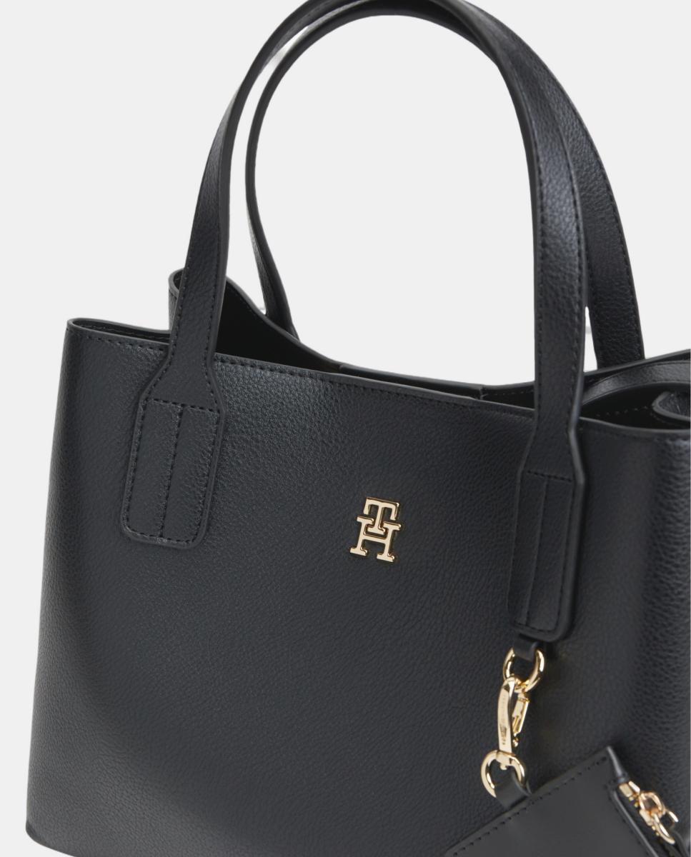 Bolso estilo mini satchel de mujer de Tommy Hilfiger - Negro Negro-5