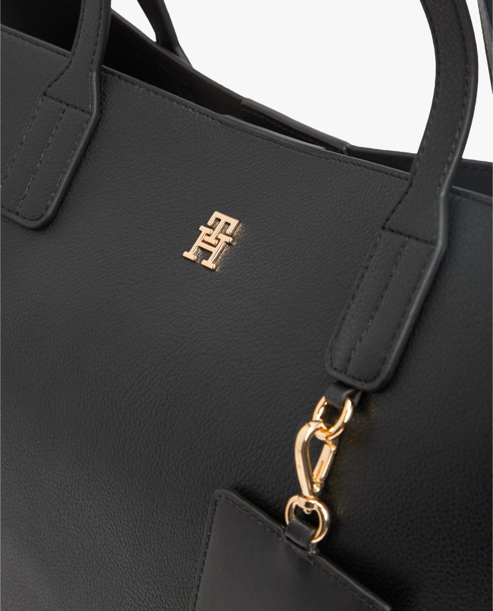 Bolso estilo tote de mujer de Tommy Hilfiger - Negro Negro-5