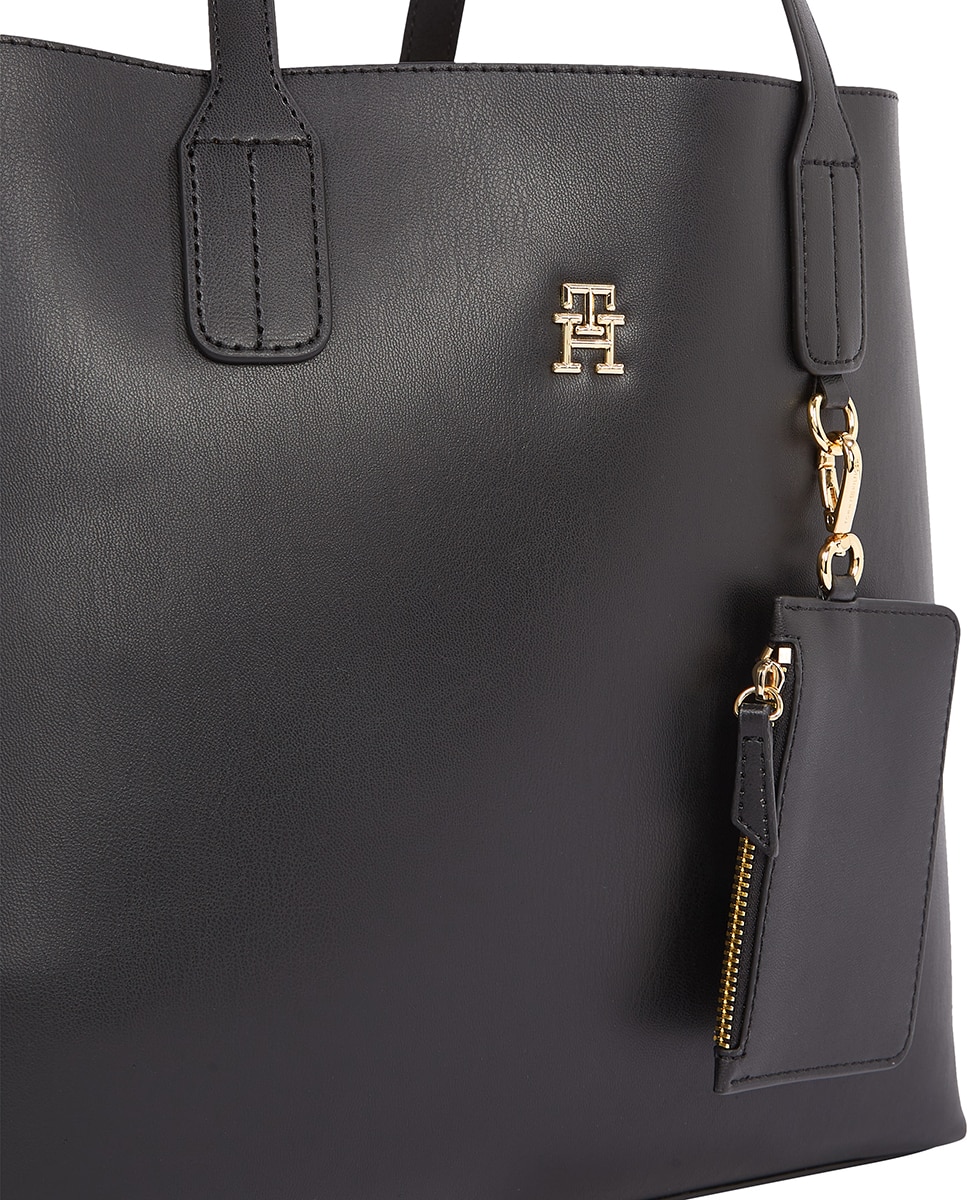 Mala Satchel com Porta-Cartões Preto-3