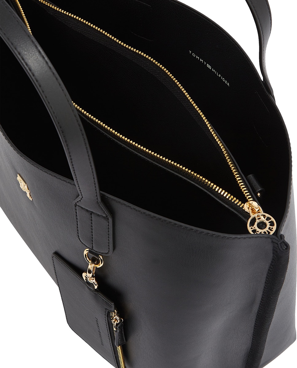 Mala Satchel com Porta-Cartões Preto-4