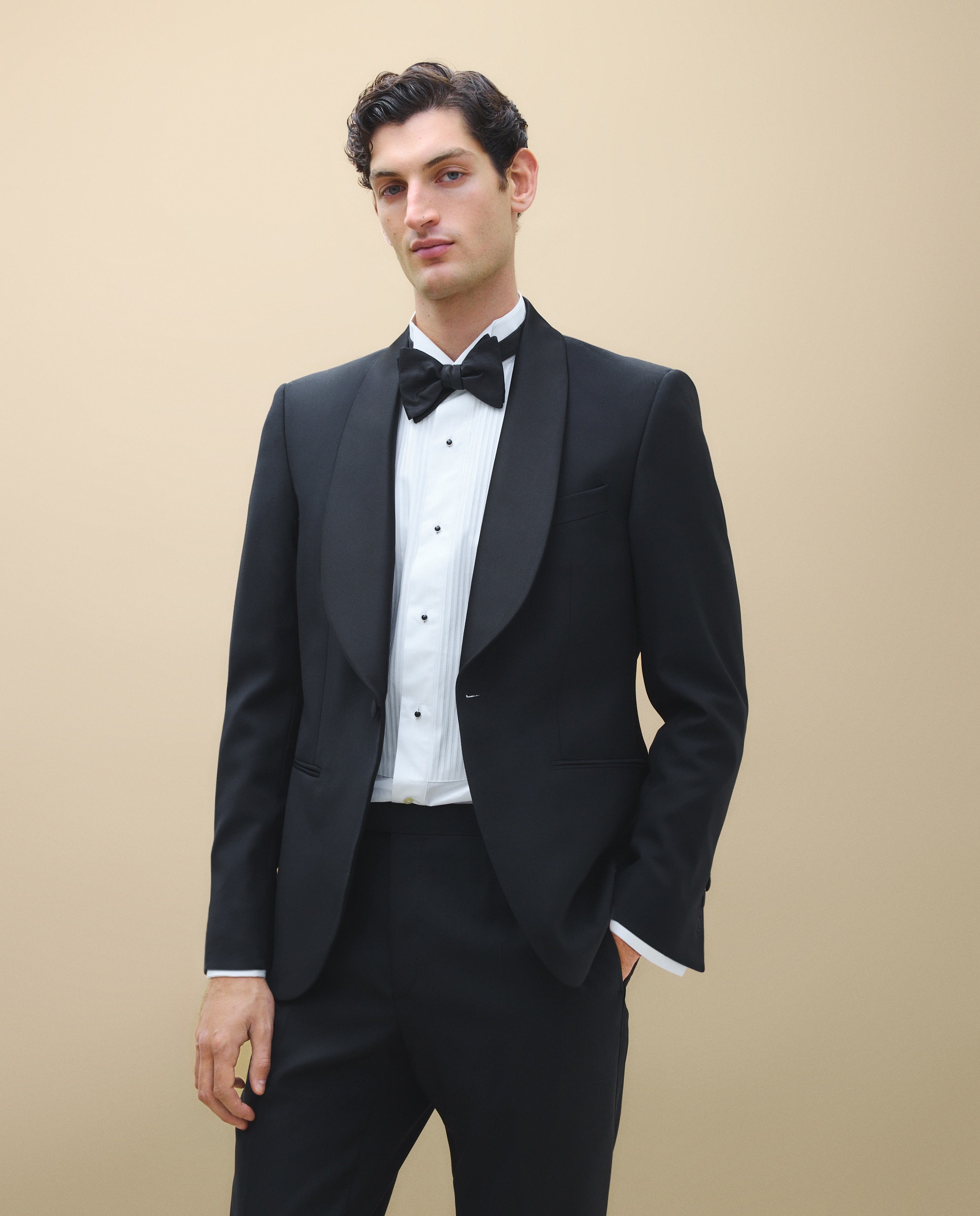 Smoking Básico de Cerimónia Preto-2