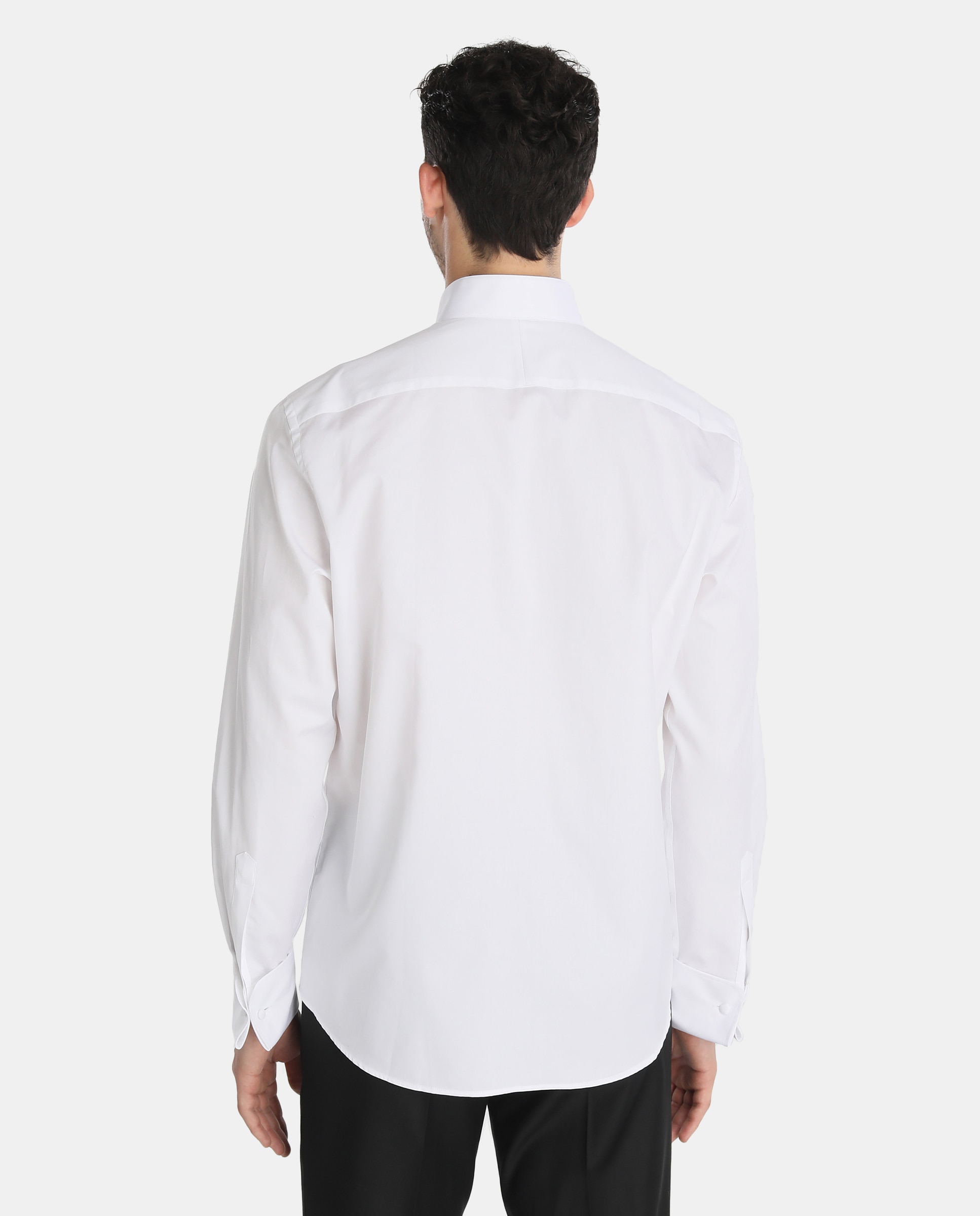Camisa de homem Emidio Tucci classic lisa branca Branco-2