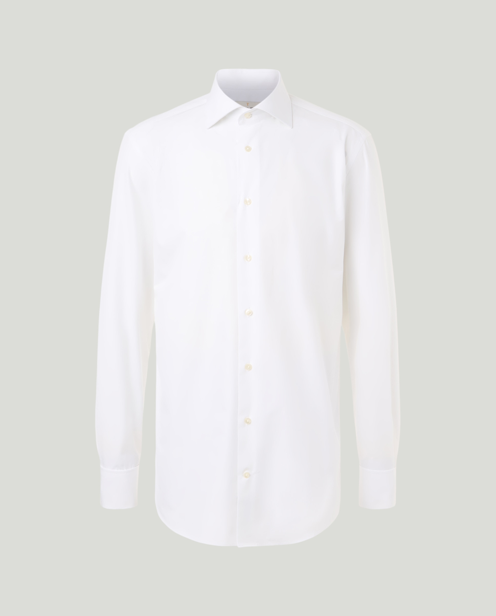 Camisa Lisa de Cerimónia Branco-5