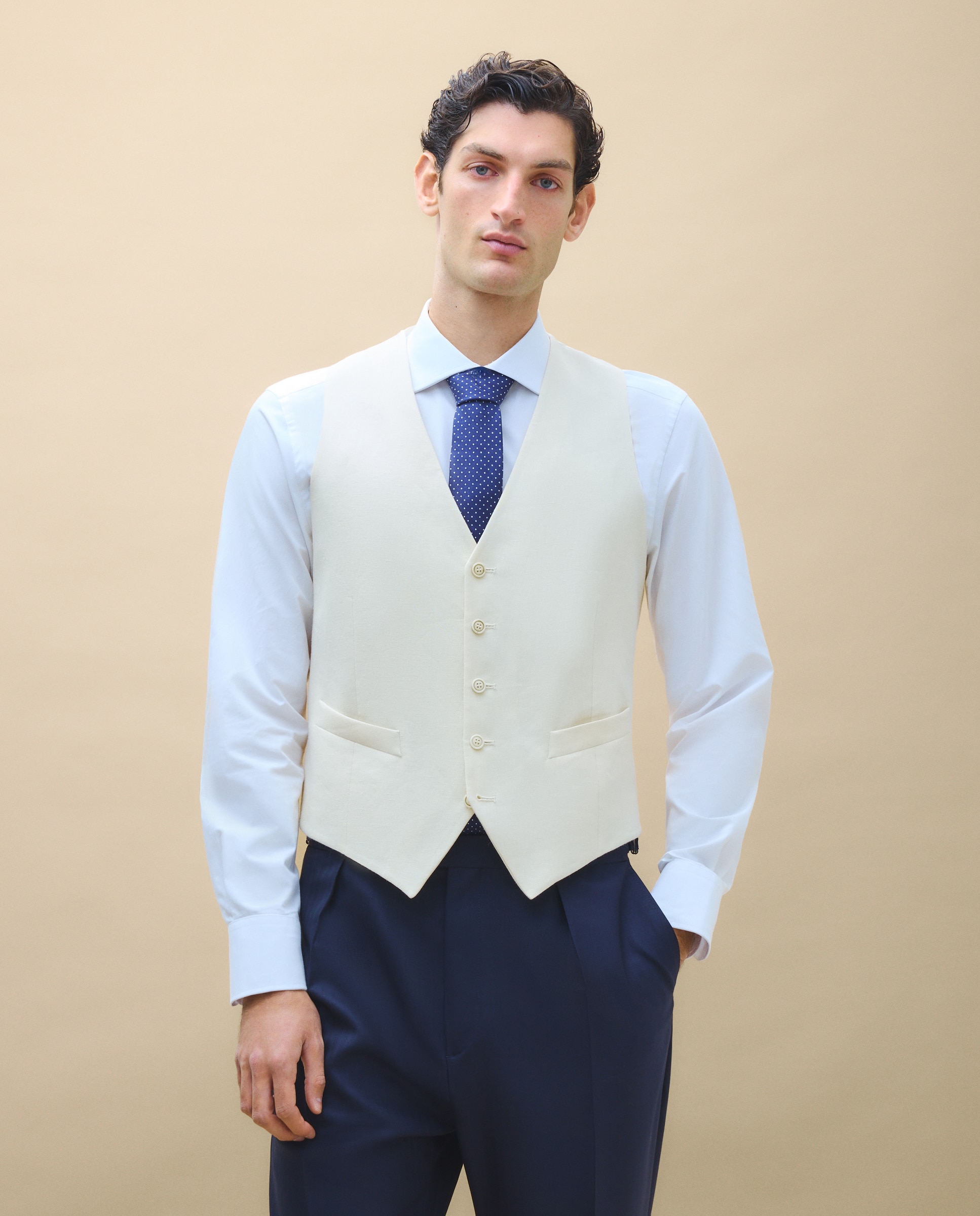 Imagem 0 de Colete Liso de Linho