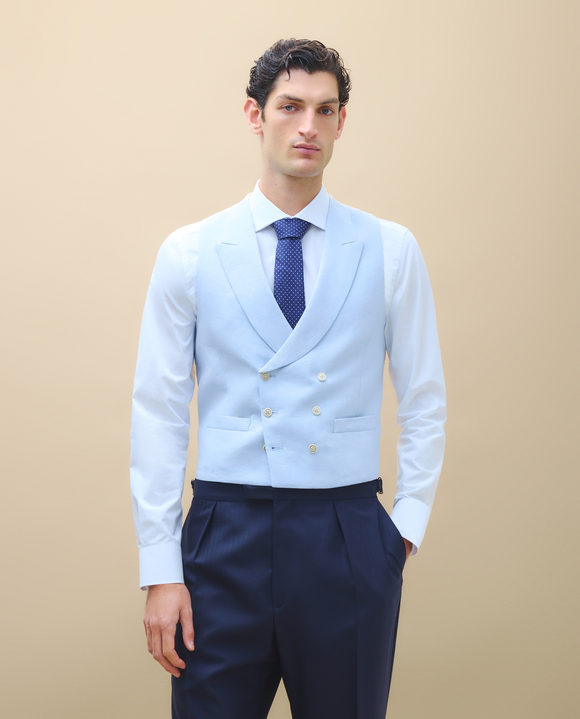 Imagem 0 de Colete Liso de Linho