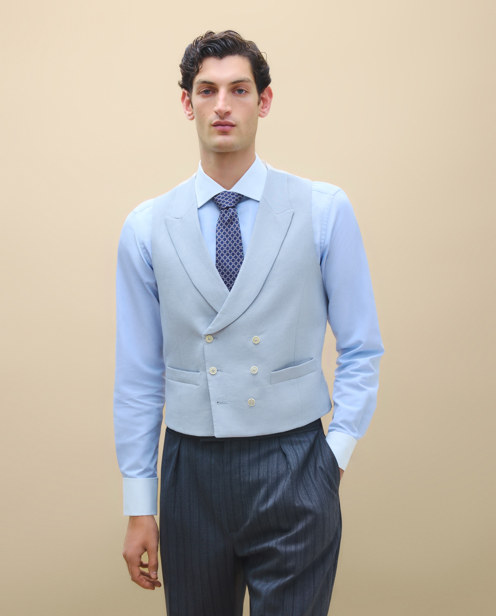 Imagem 0 de Colete Liso de Linho