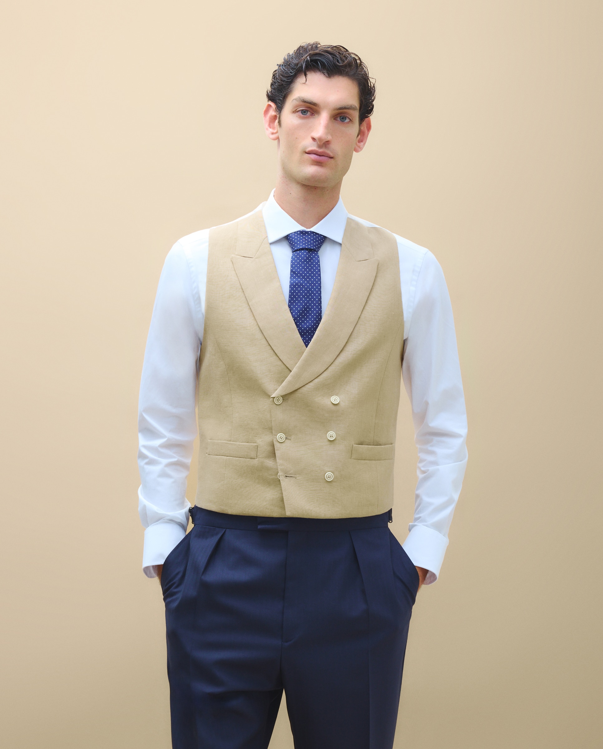 Imagem 0 de Colete Liso de Linho