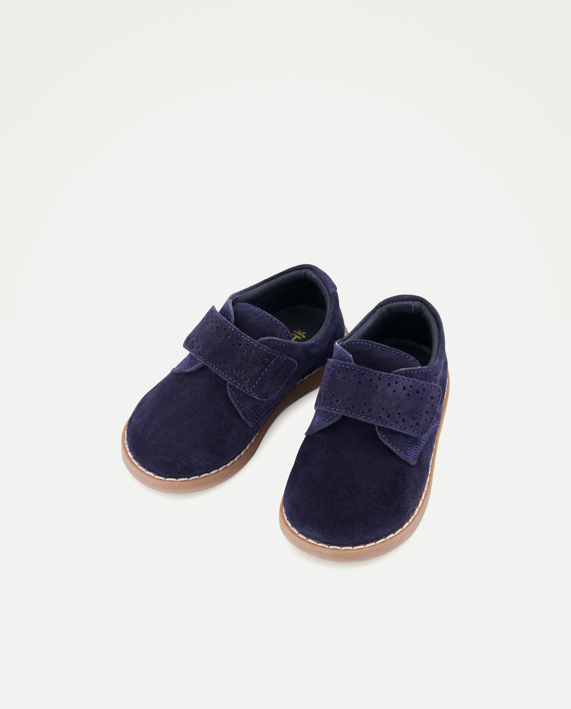 Bluchers de Croute com Velcro Azul-marinho-2