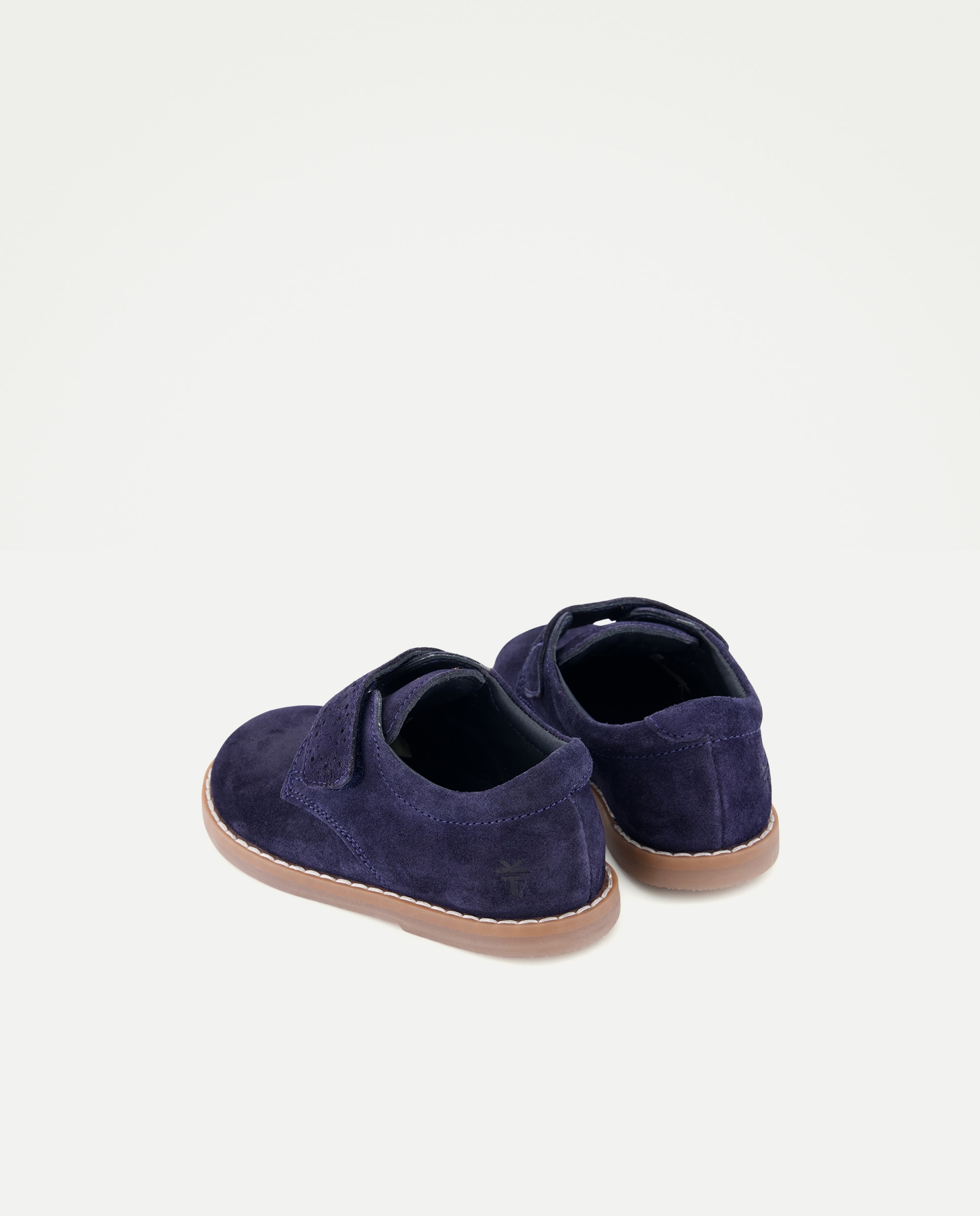 Bluchers de Croute com Velcro Azul-marinho-3
