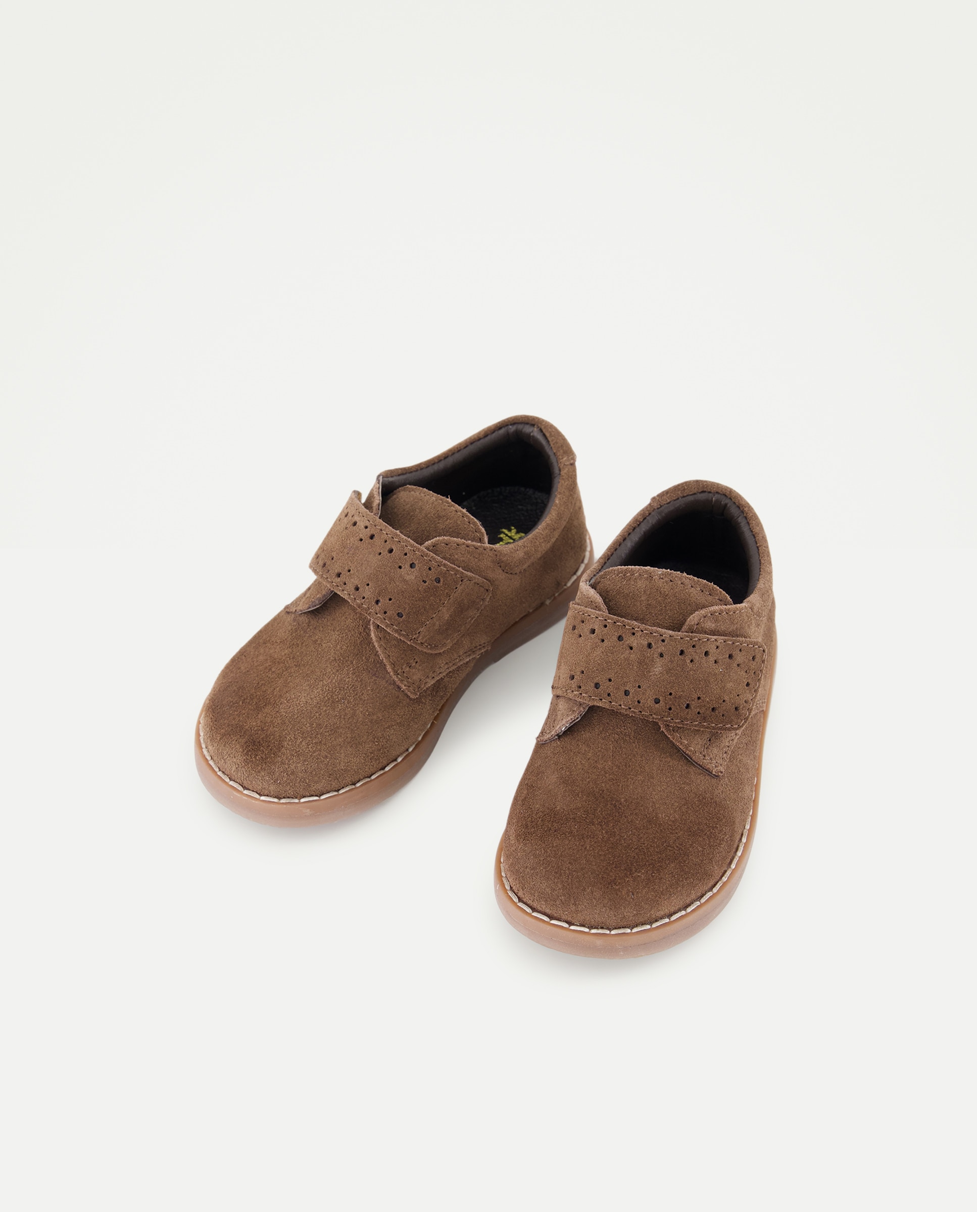 Bluchers de Croute com Velcro Chocolate-2