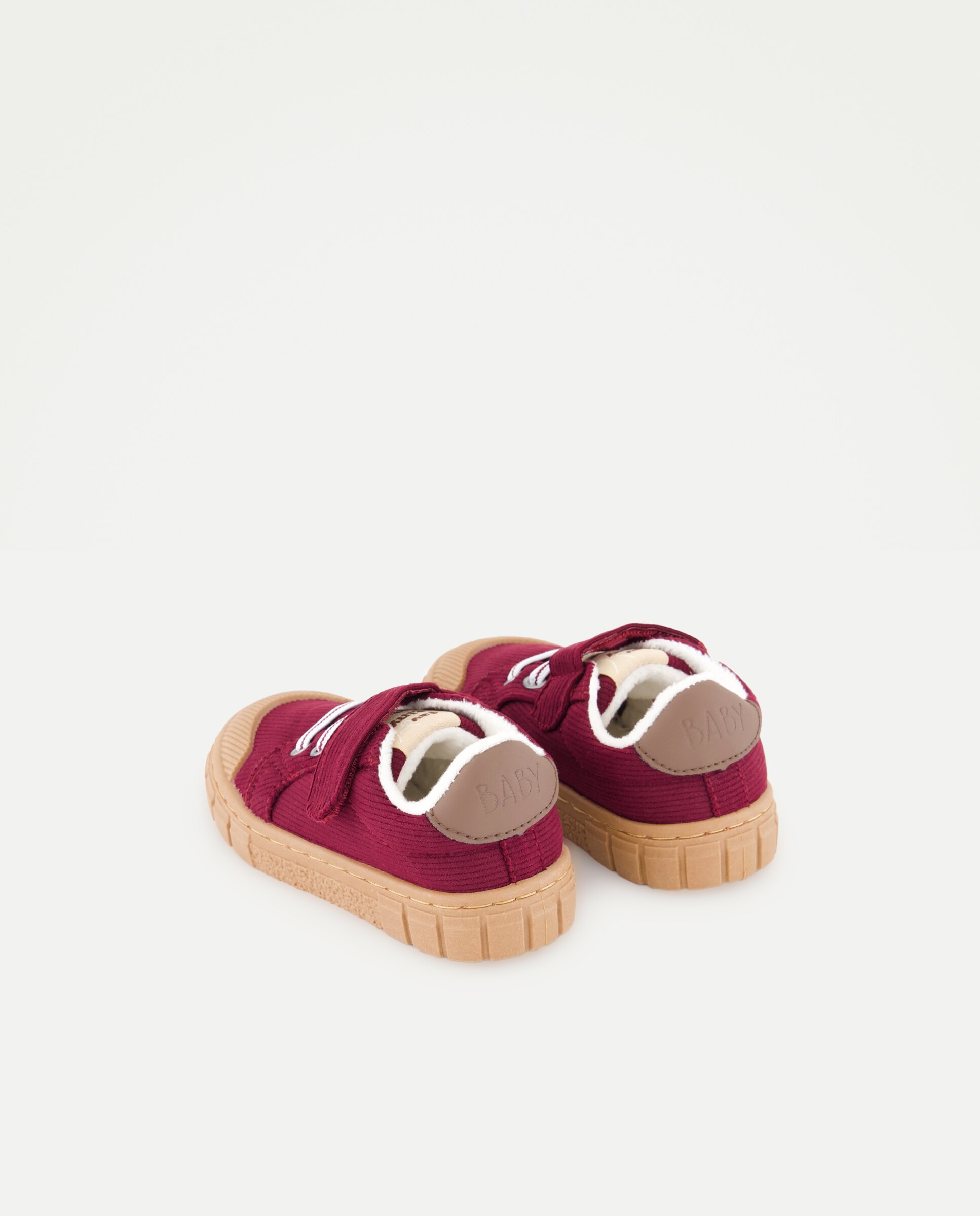 Zapatos de bebé niño con borreguito y cordón a contraste - Baby El Corte Inglés - Burdeos Burdeos-3