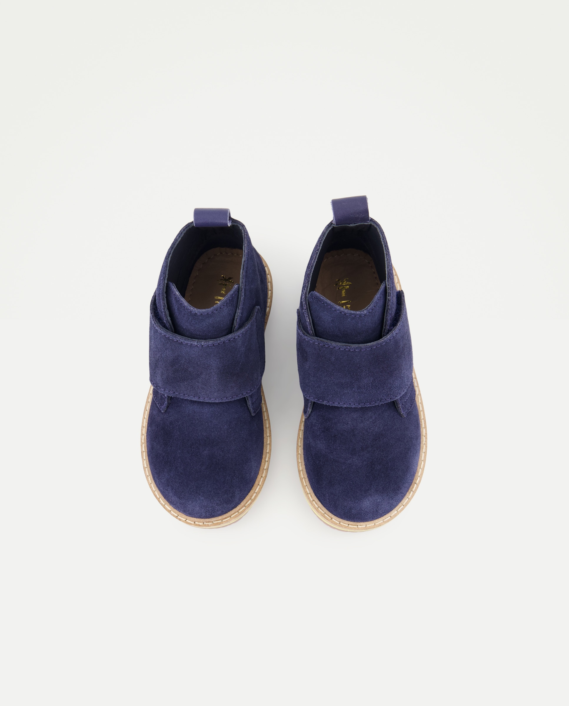 Botins de Croute com Velcro Coconut El Corte Inglés Azul-marinho-4