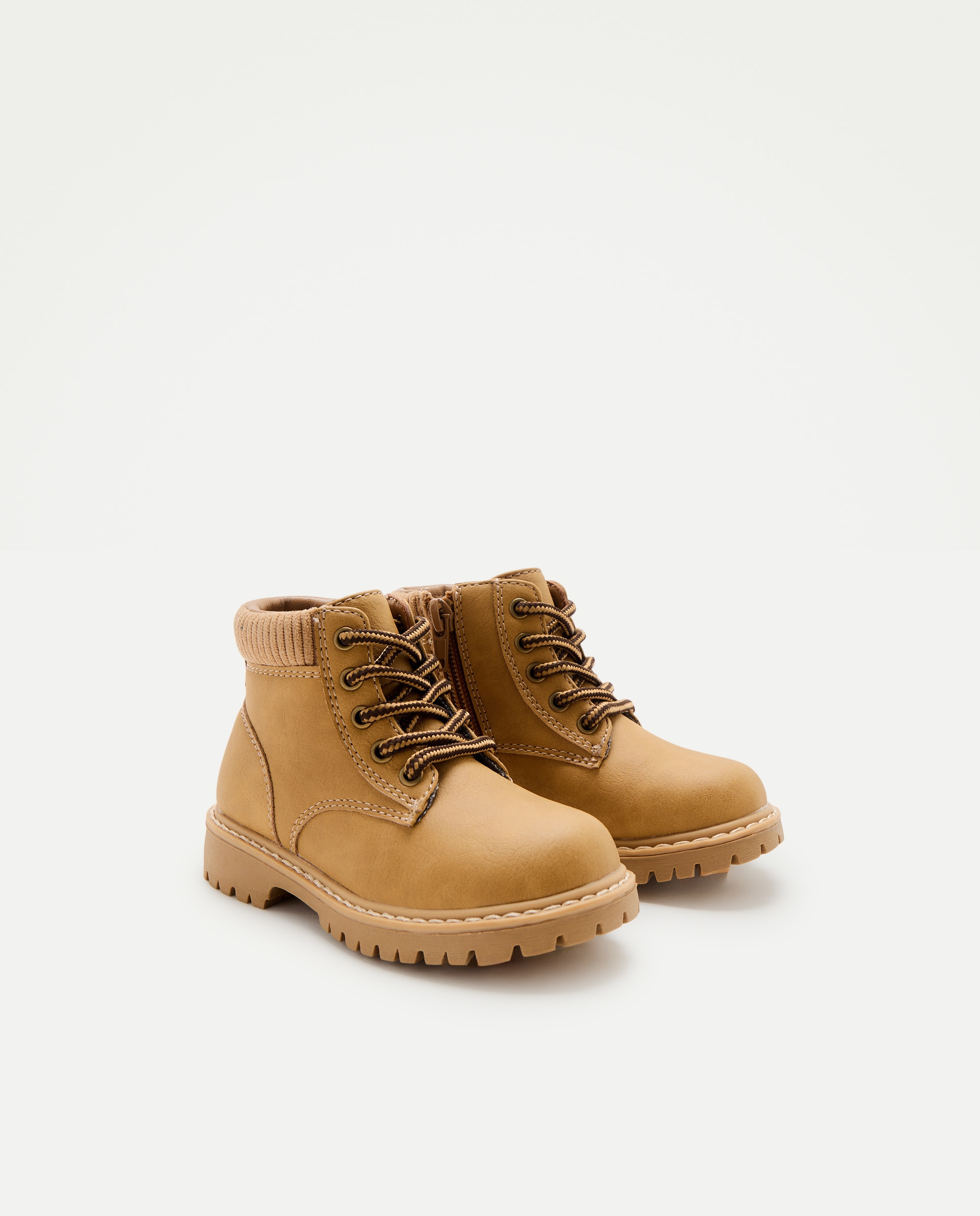 Botas tipo montaña de bebé con cordones - Baby El Corte Inglés - 730 Camel 730 Camel-2
