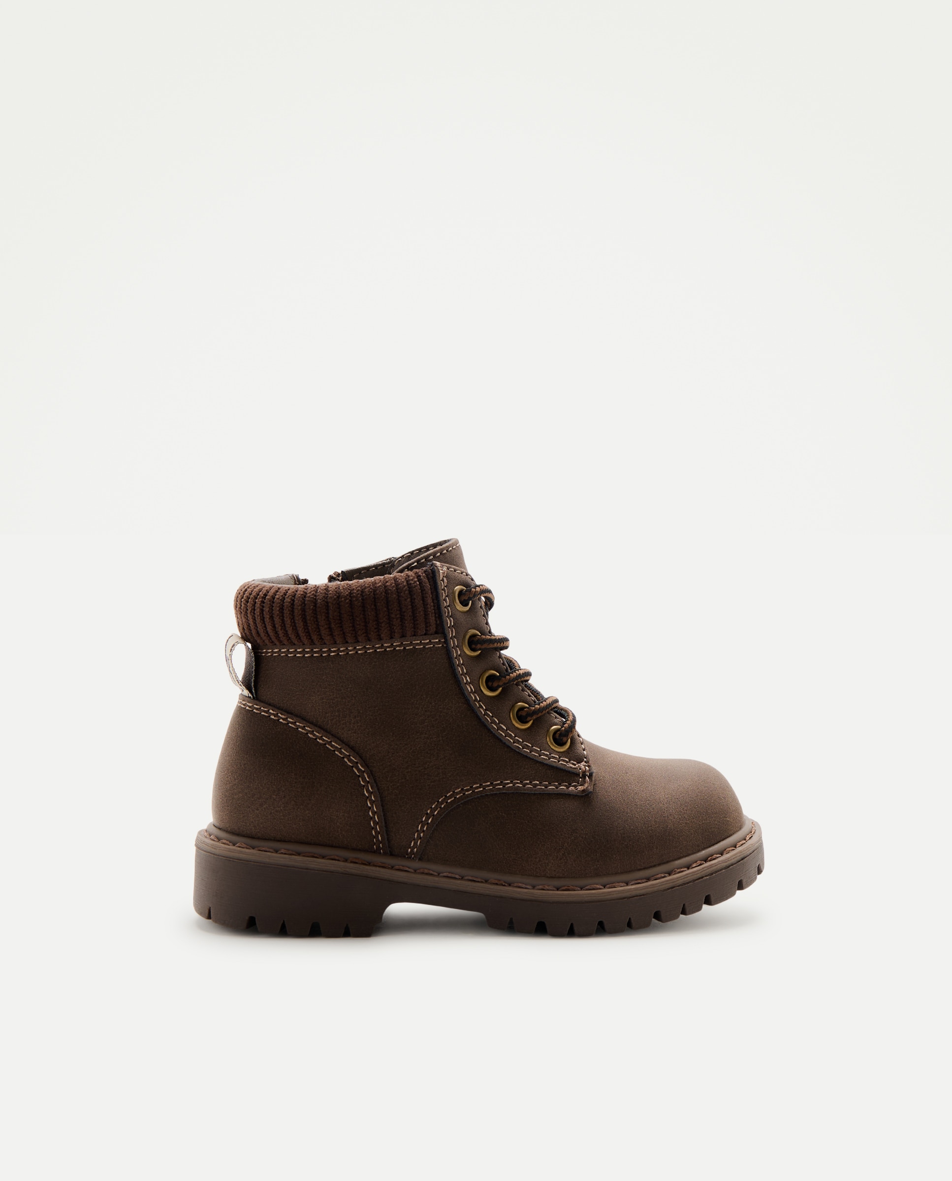 Botas tipo montaña de bebé con cordones - Baby El Corte Inglés - Marrón Marrón-1