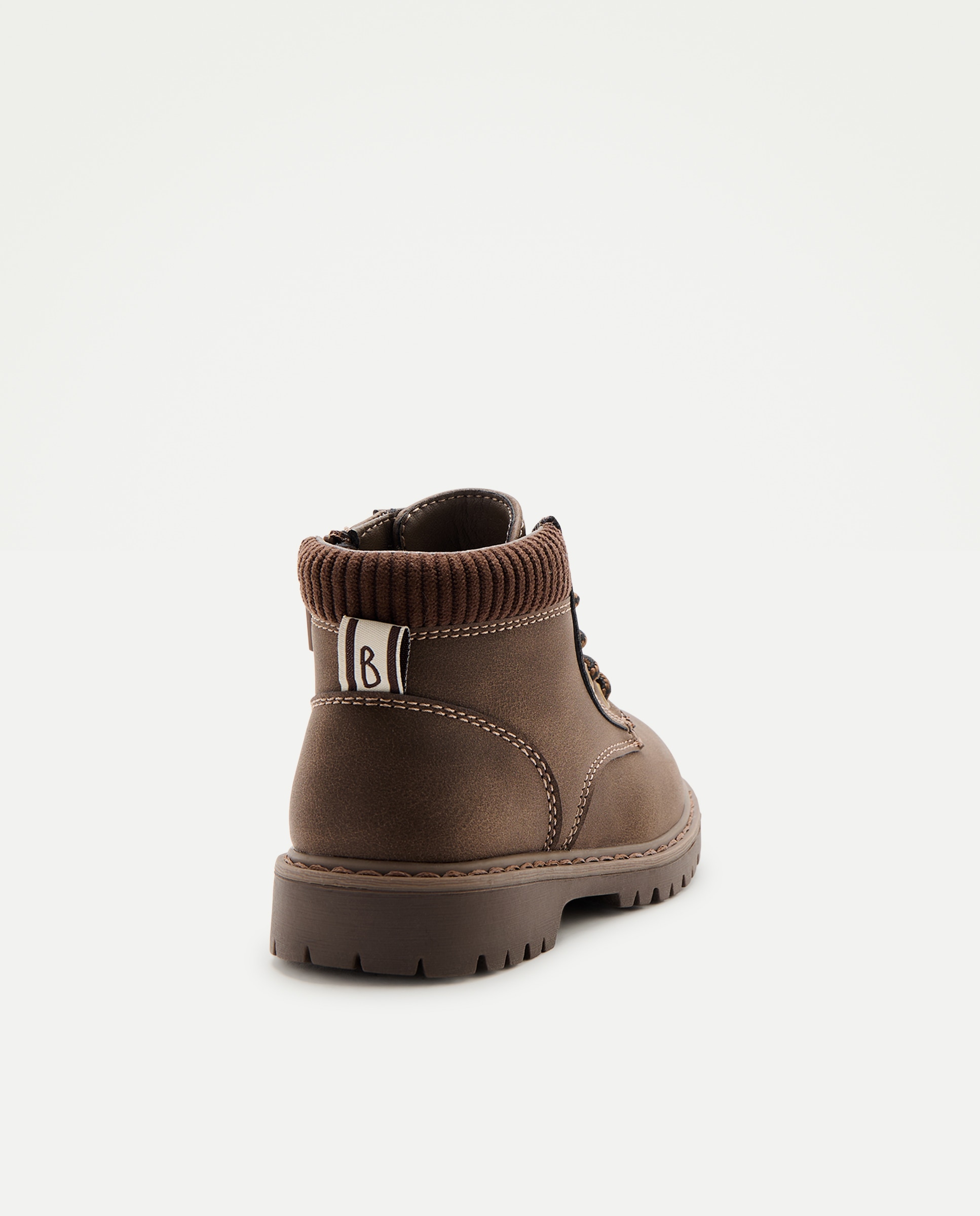 Botas tipo montaña de bebé con cordones - Baby El Corte Inglés - Marrón Marrón-3