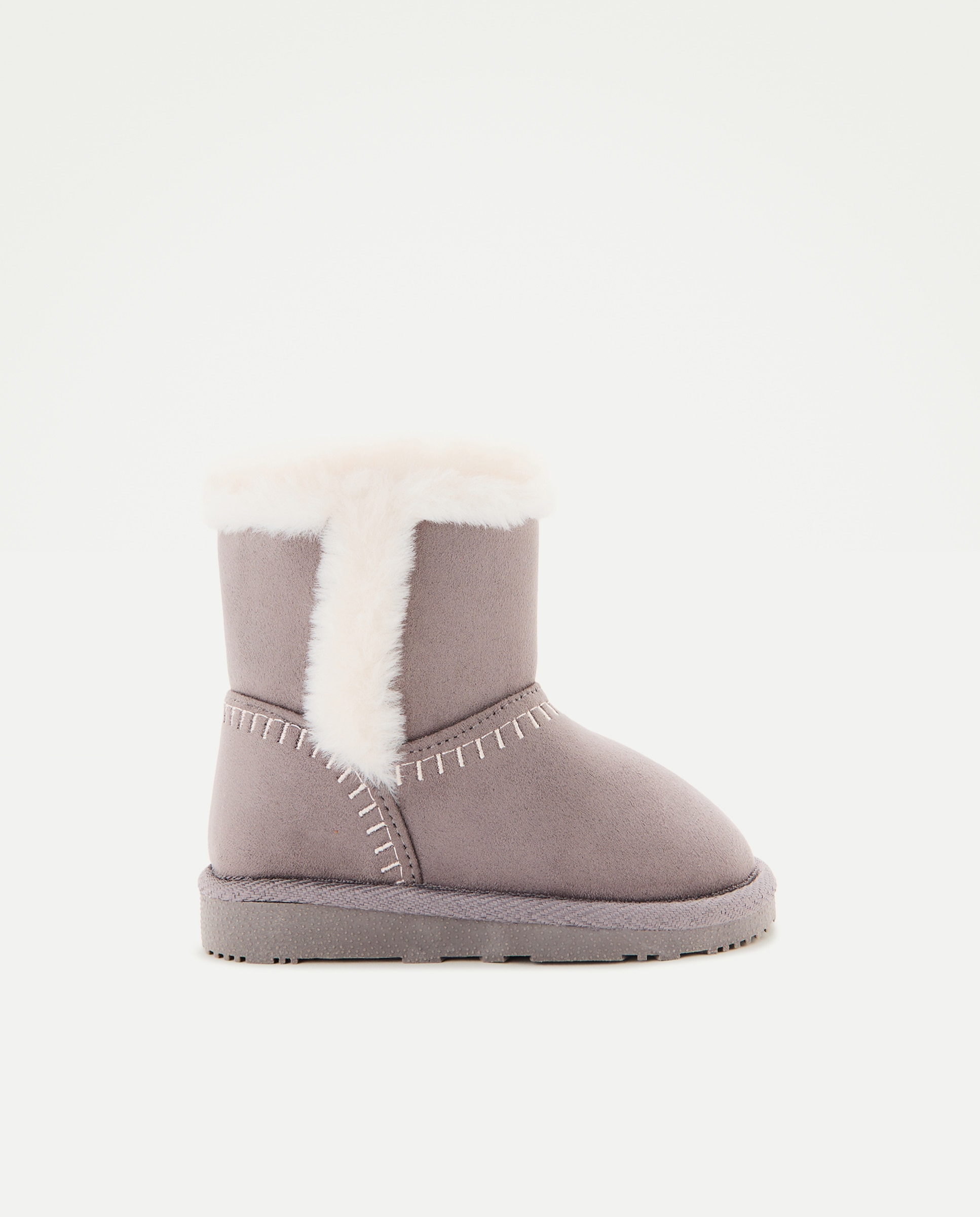 Bota australiana de bebé niño con cierre adherente - Baby El Corte Inglés - Gris claro Gris claro-1