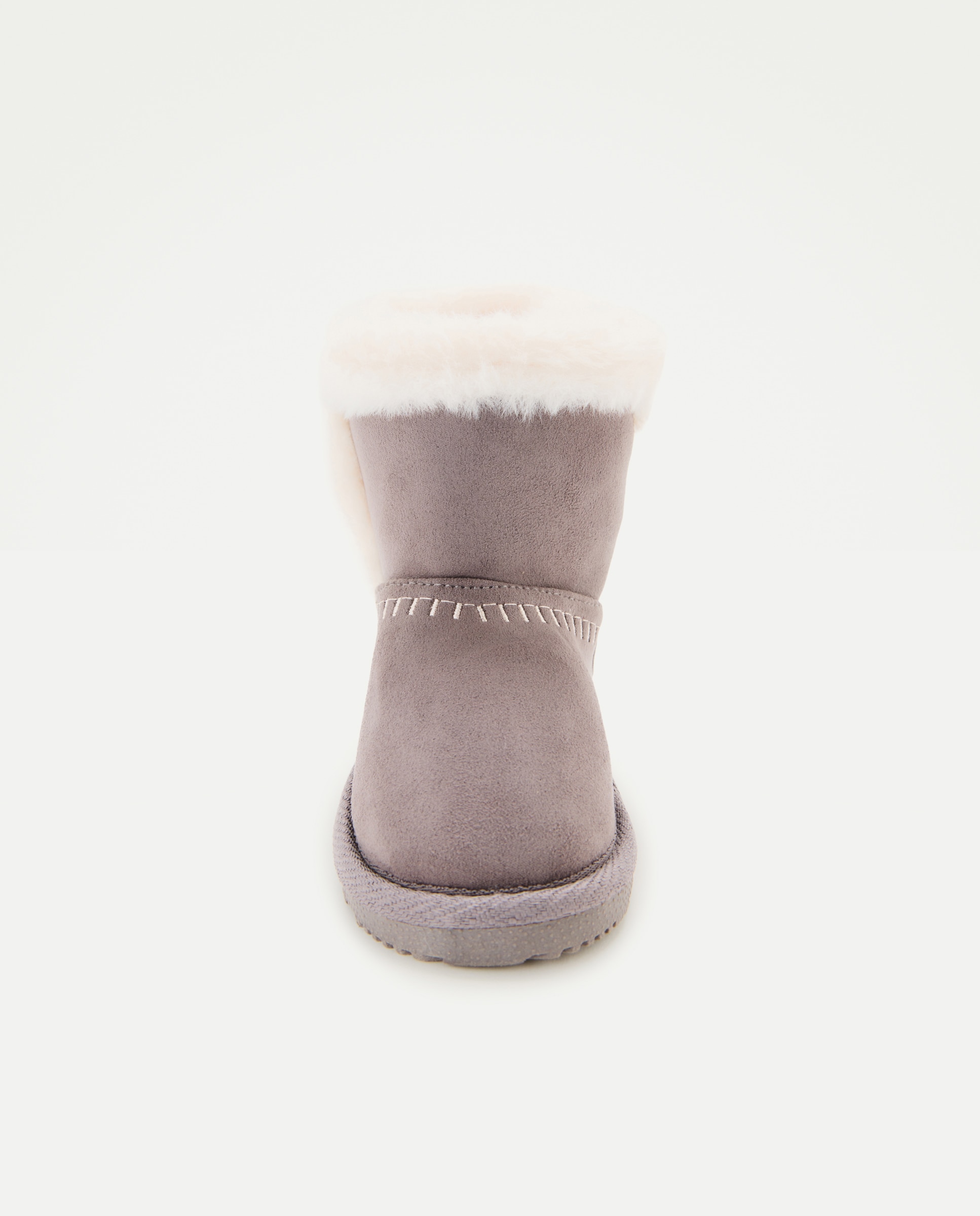 Bota australiana de bebé niño con cierre adherente - Baby El Corte Inglés - Gris claro Gris claro-4