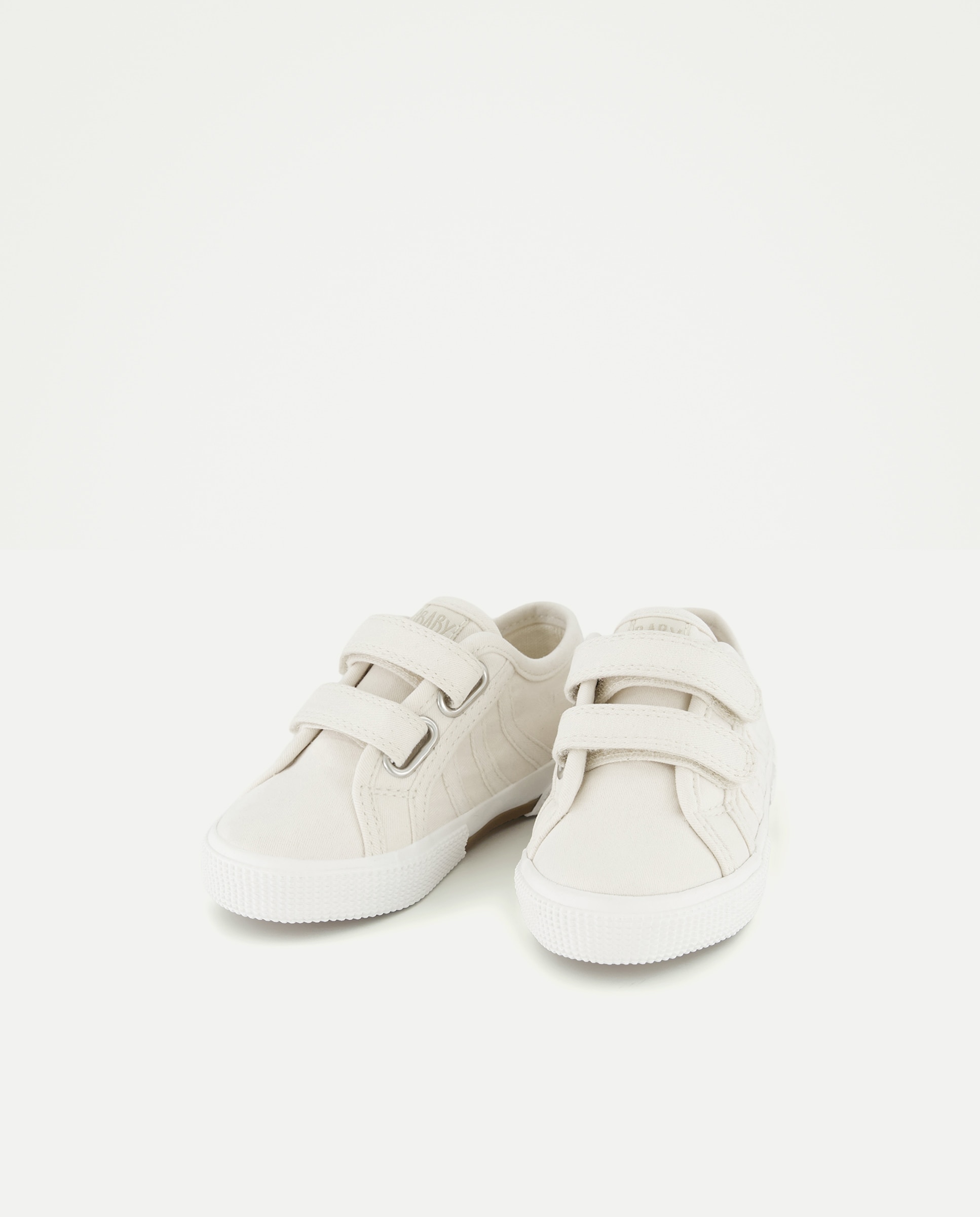 Sapatilhas de Bebé em Lona com Velcro Baby El Corte Inglés Bege-2