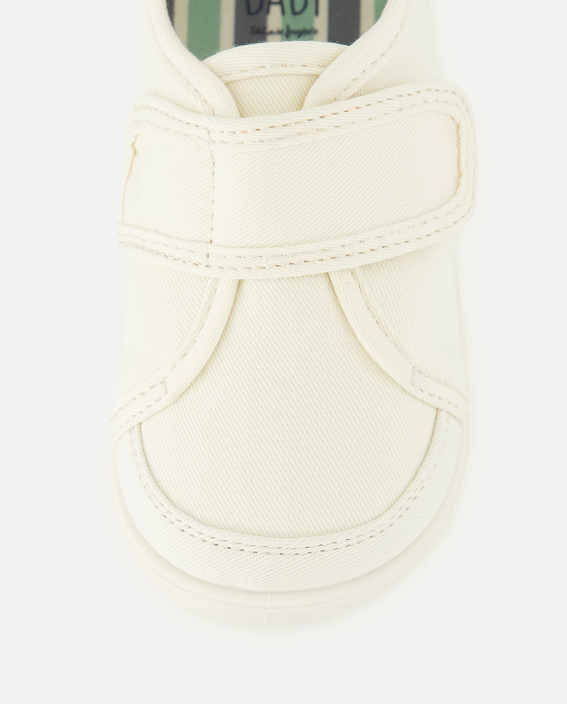 Pantufas de Bebé em Lona com Velcro Baby El Corte Inglés Branco-5