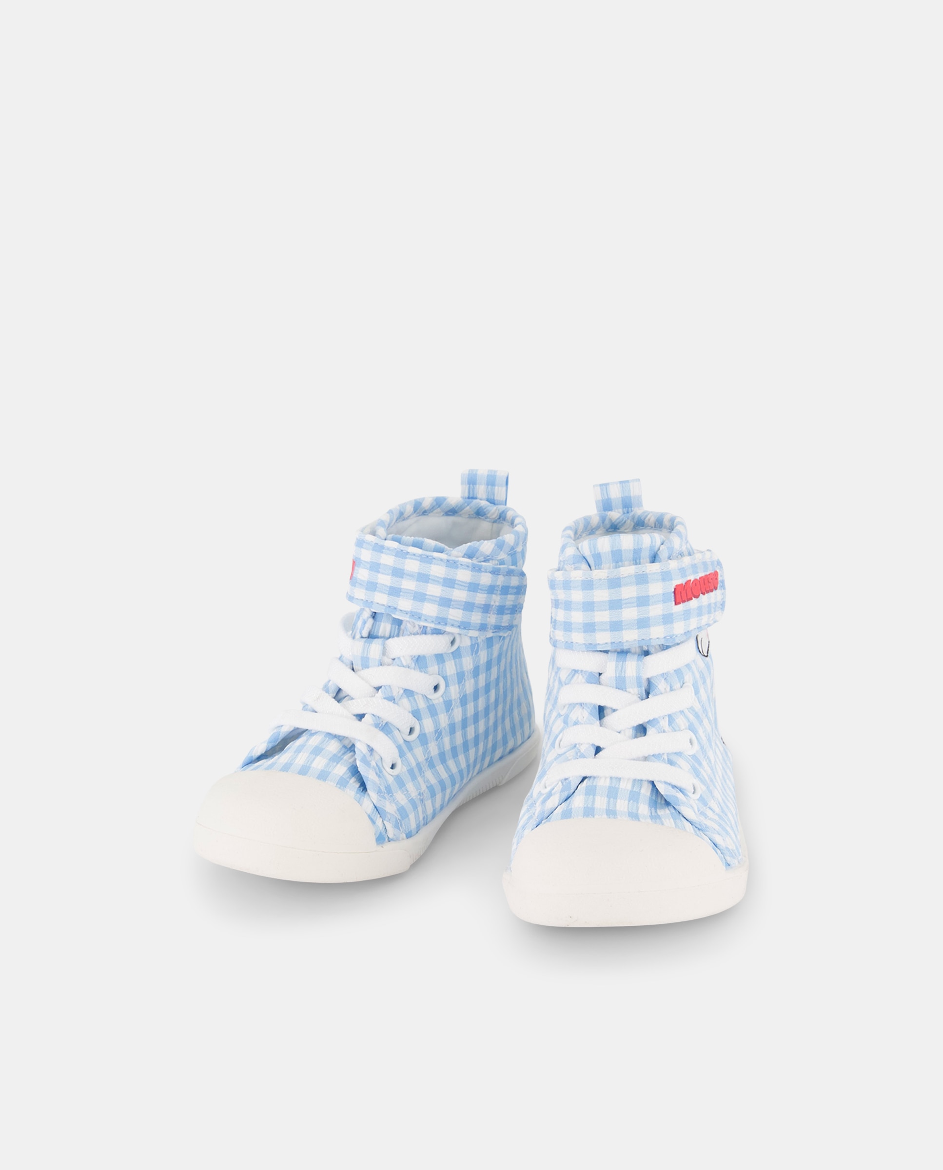 Botas de Lona Vichy com Velcro e Atacadores Baby El Corte Inglés 400 Azul-2
