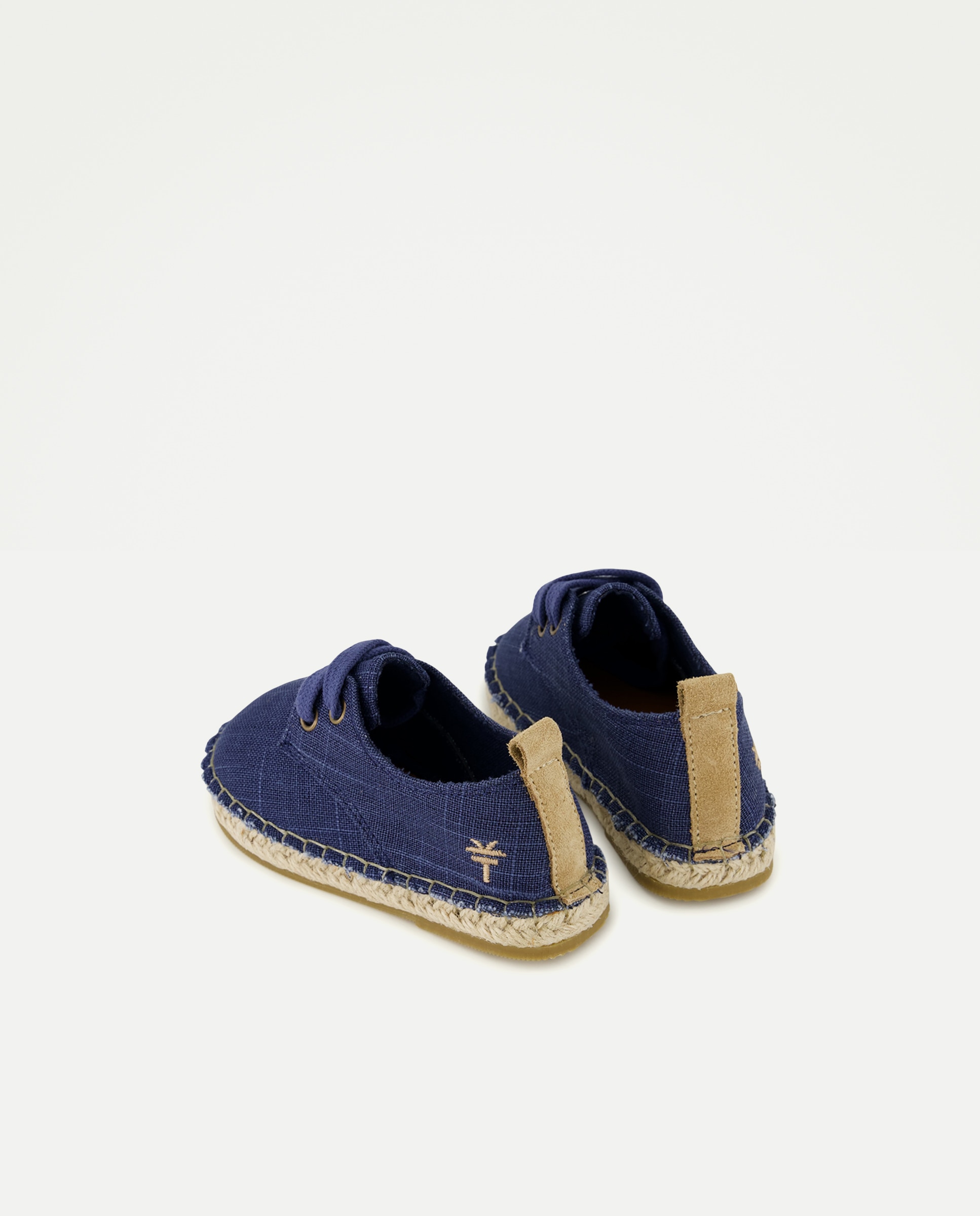 Alpercatas Tipo Bluchers de Bebé em Juta Cosida Coconut El Corte Inglés Azul-marinho-3