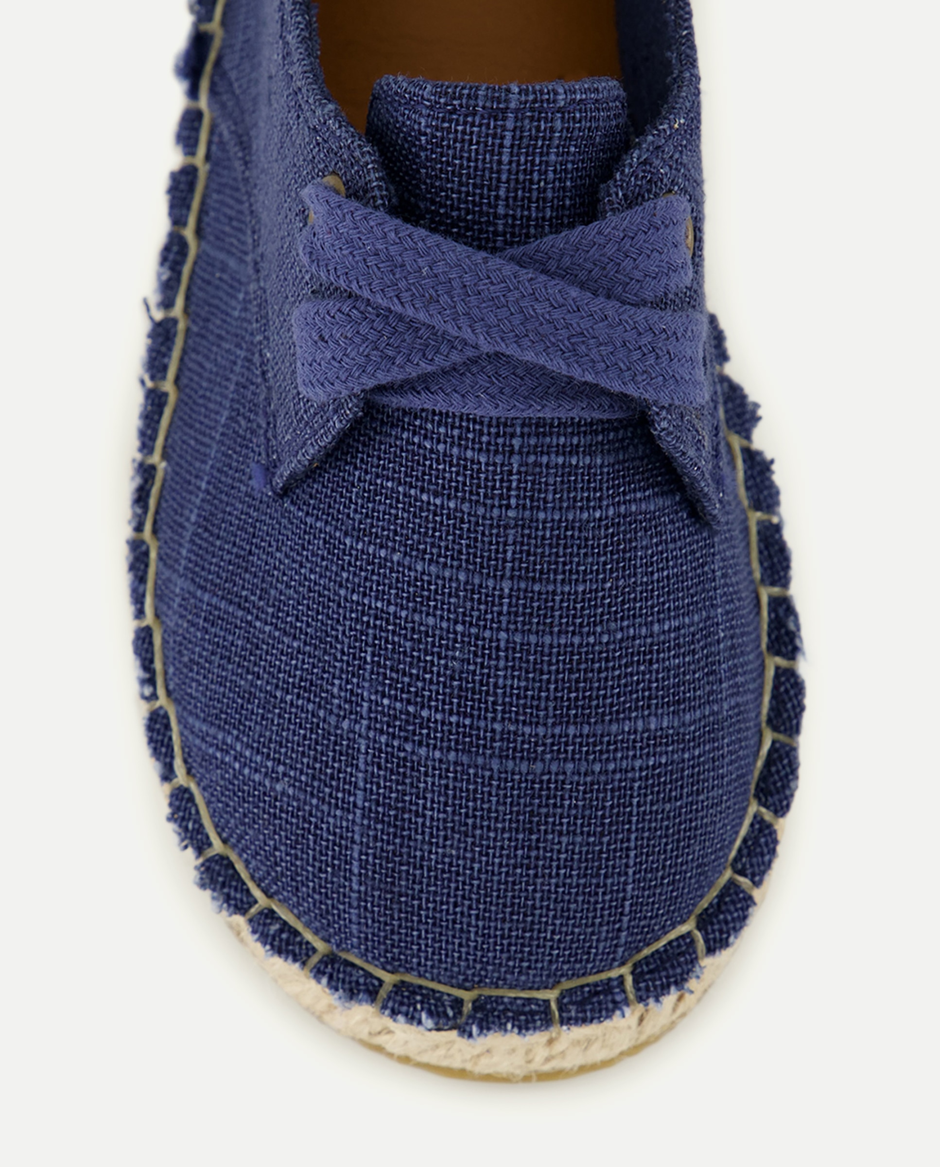 Alpercatas Tipo Bluchers de Bebé em Juta Cosida Coconut El Corte Inglés Azul-marinho-5