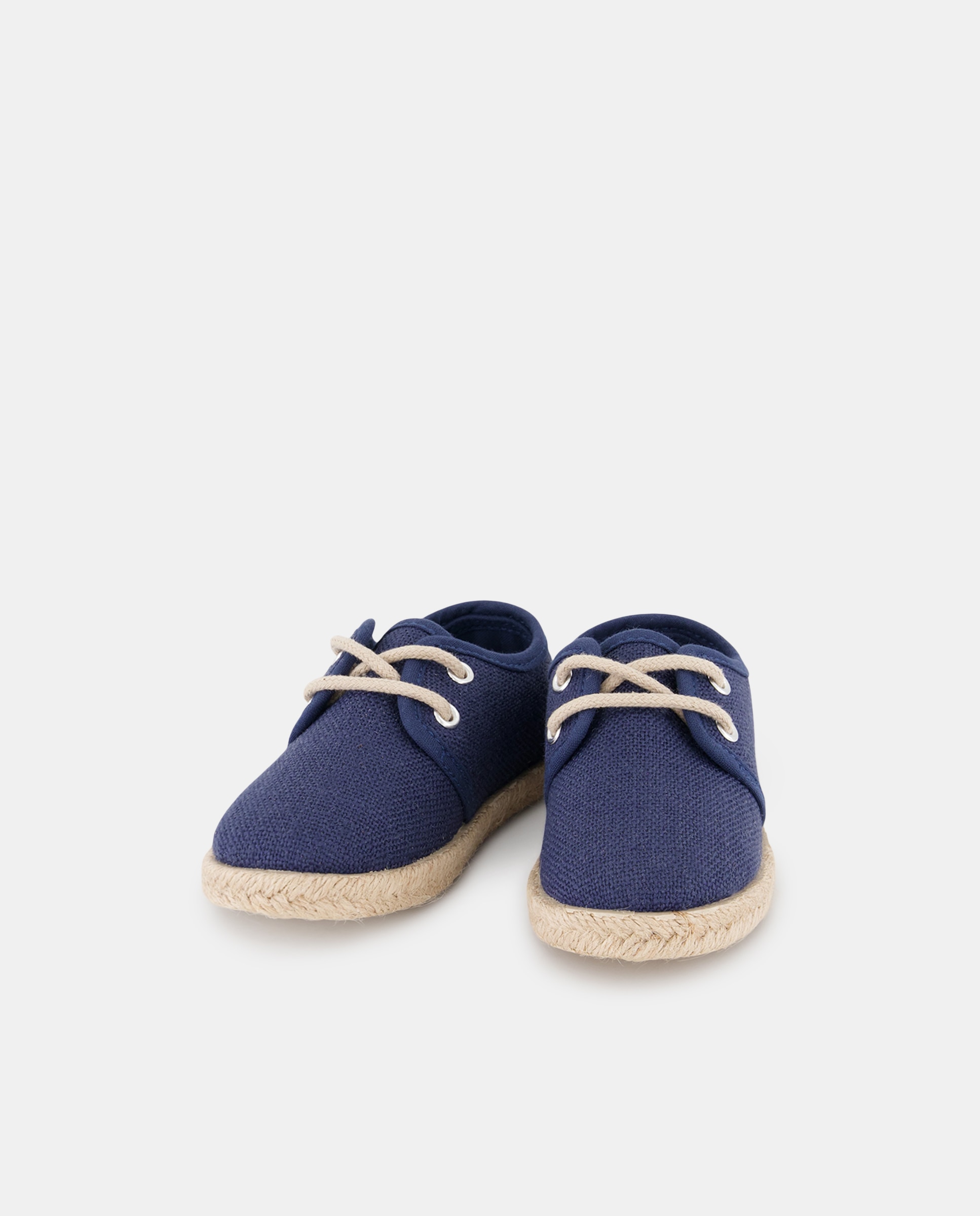 Bluchers de Juta em Linho de Bebé Baby El Corte Inglés Azul-marinho-2