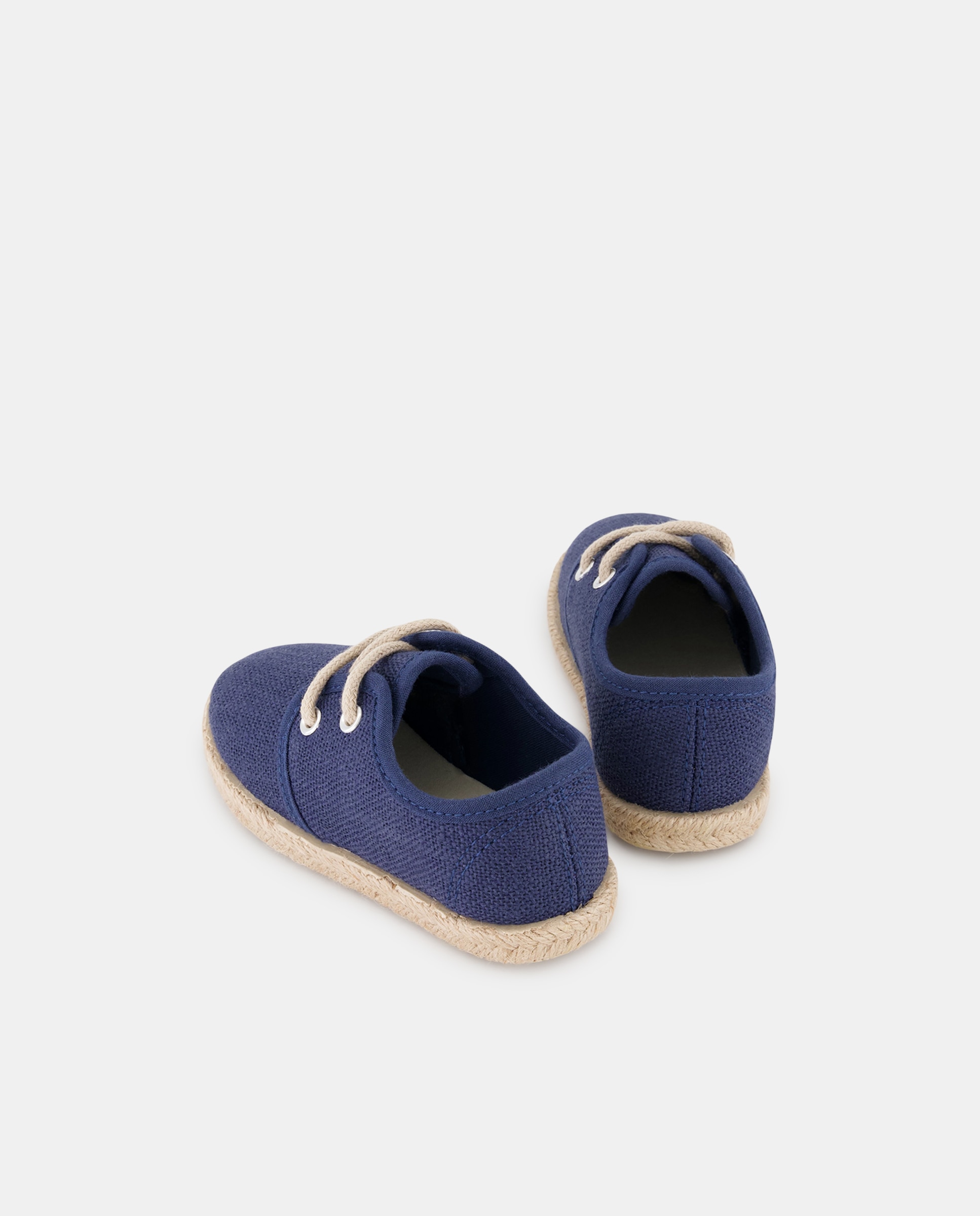 Bluchers de Juta em Linho de Bebé Baby El Corte Inglés Azul-marinho-3