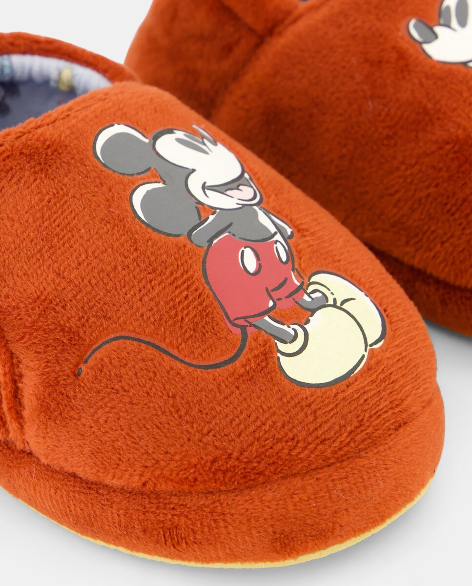 Pantufas de Bebé com Fantasia do Mickey 600 Vermelho-5