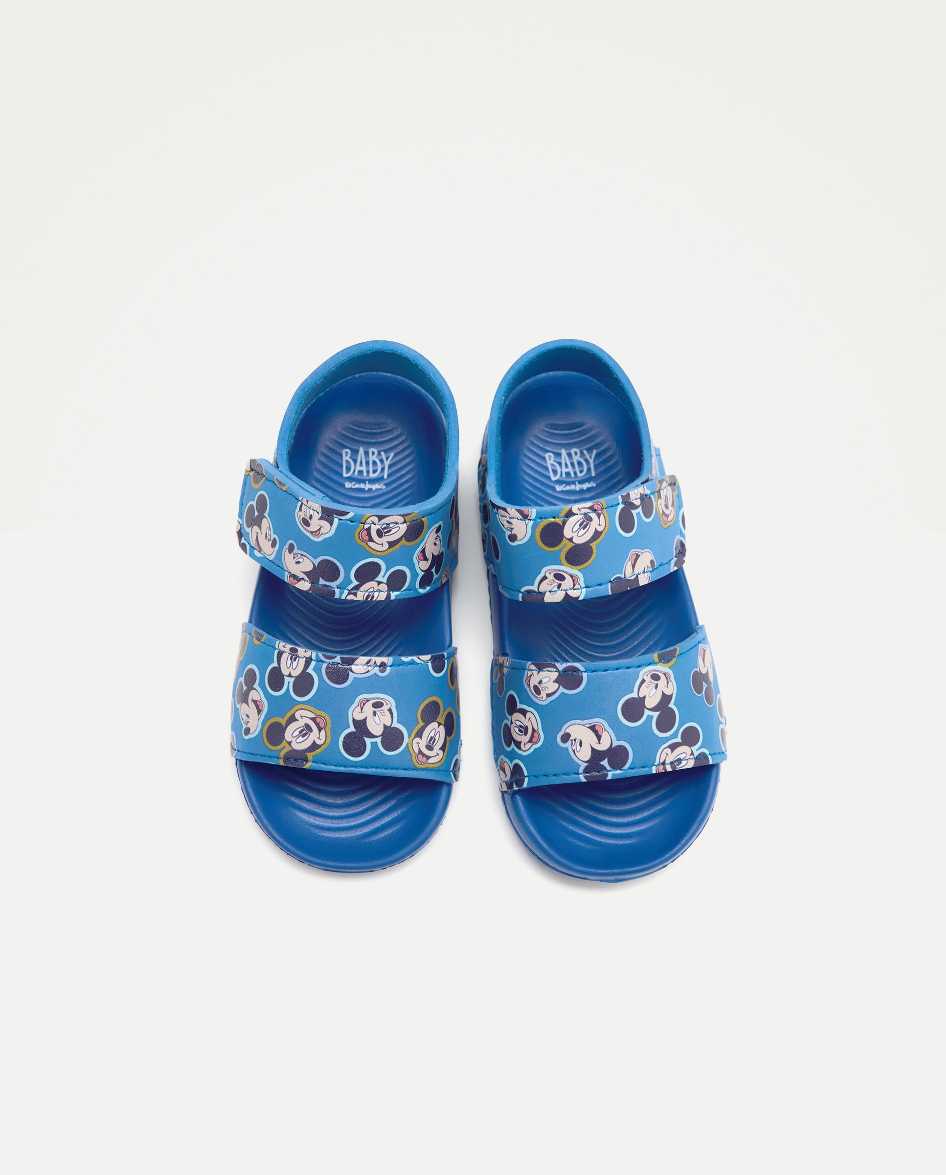 Sandálias de Banho de Bebé com Estampado Mickey Baby El Corte Inglés 410 Azul Claro-4