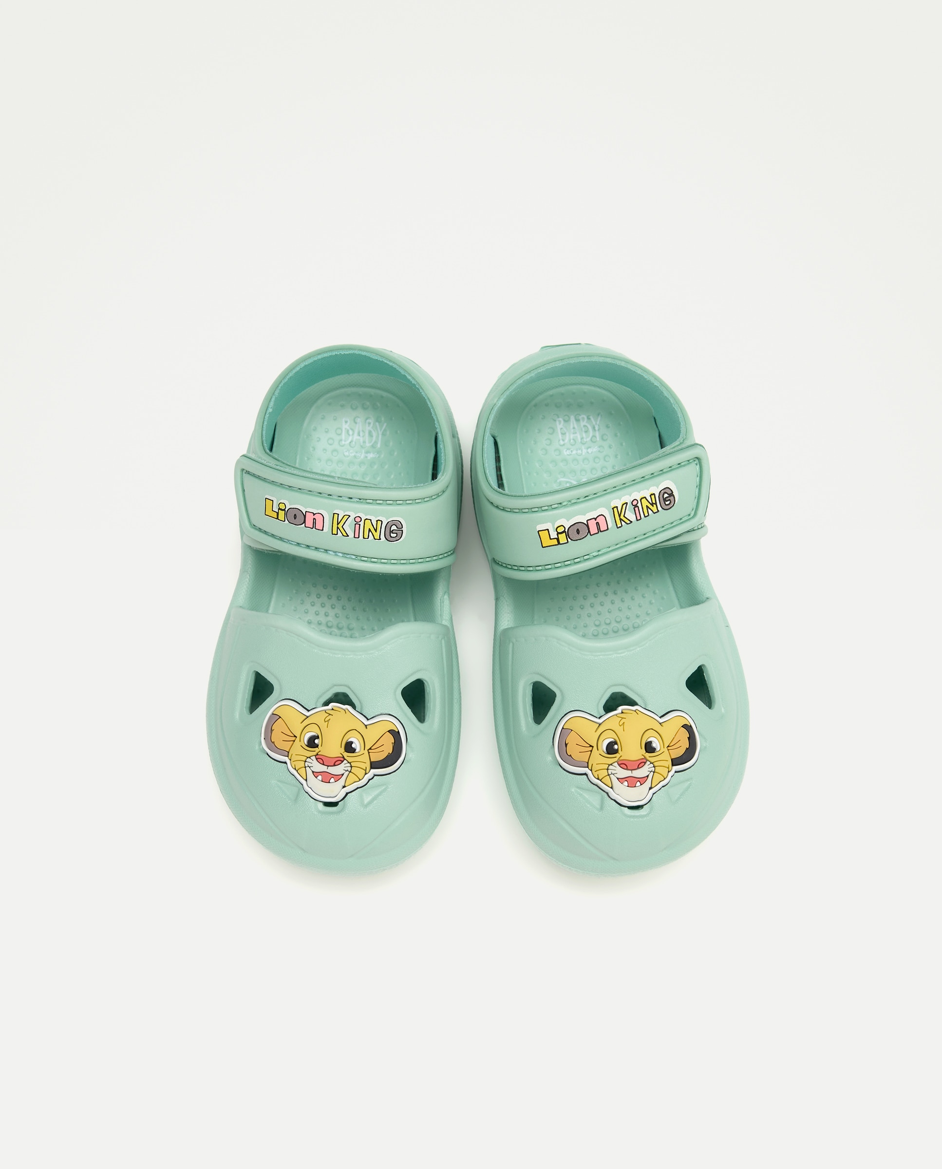 Mules de Velcro O Rei Leão Baby El Corte Inglés Verde-4