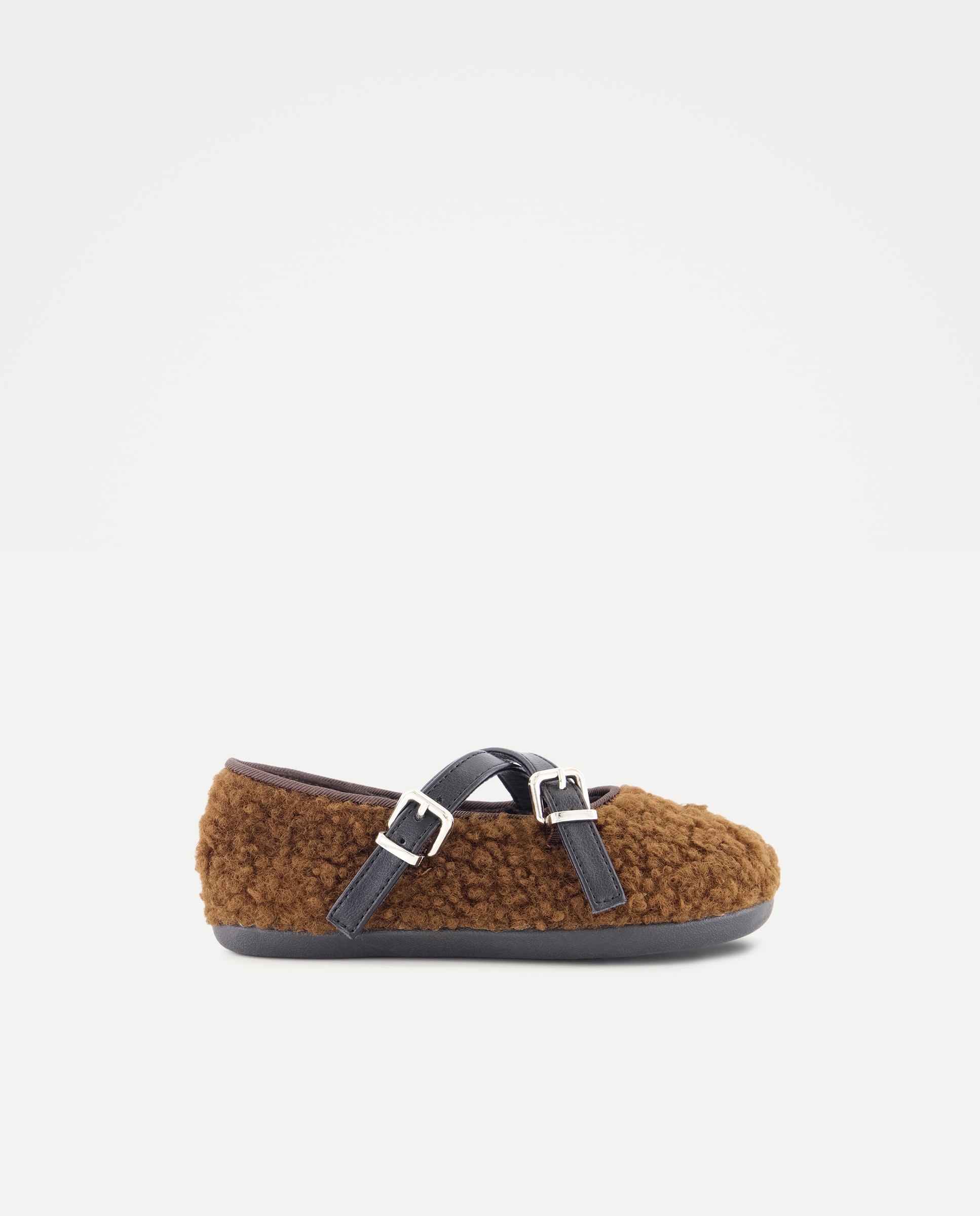 Imagem 0 de Sapatos de Presilha com Pelo de Borrego