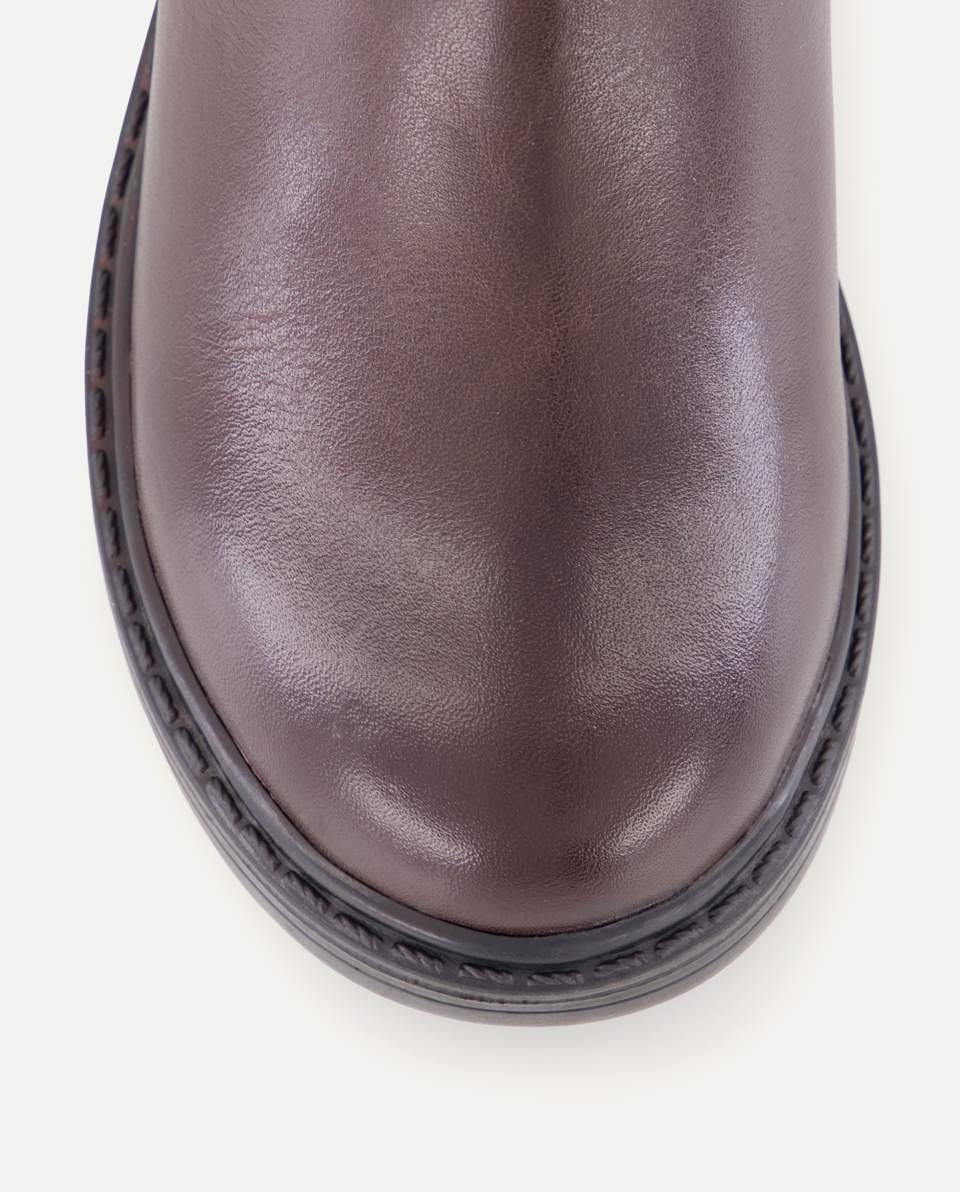 Botins Chelsea em Pele 291 Beringela-5