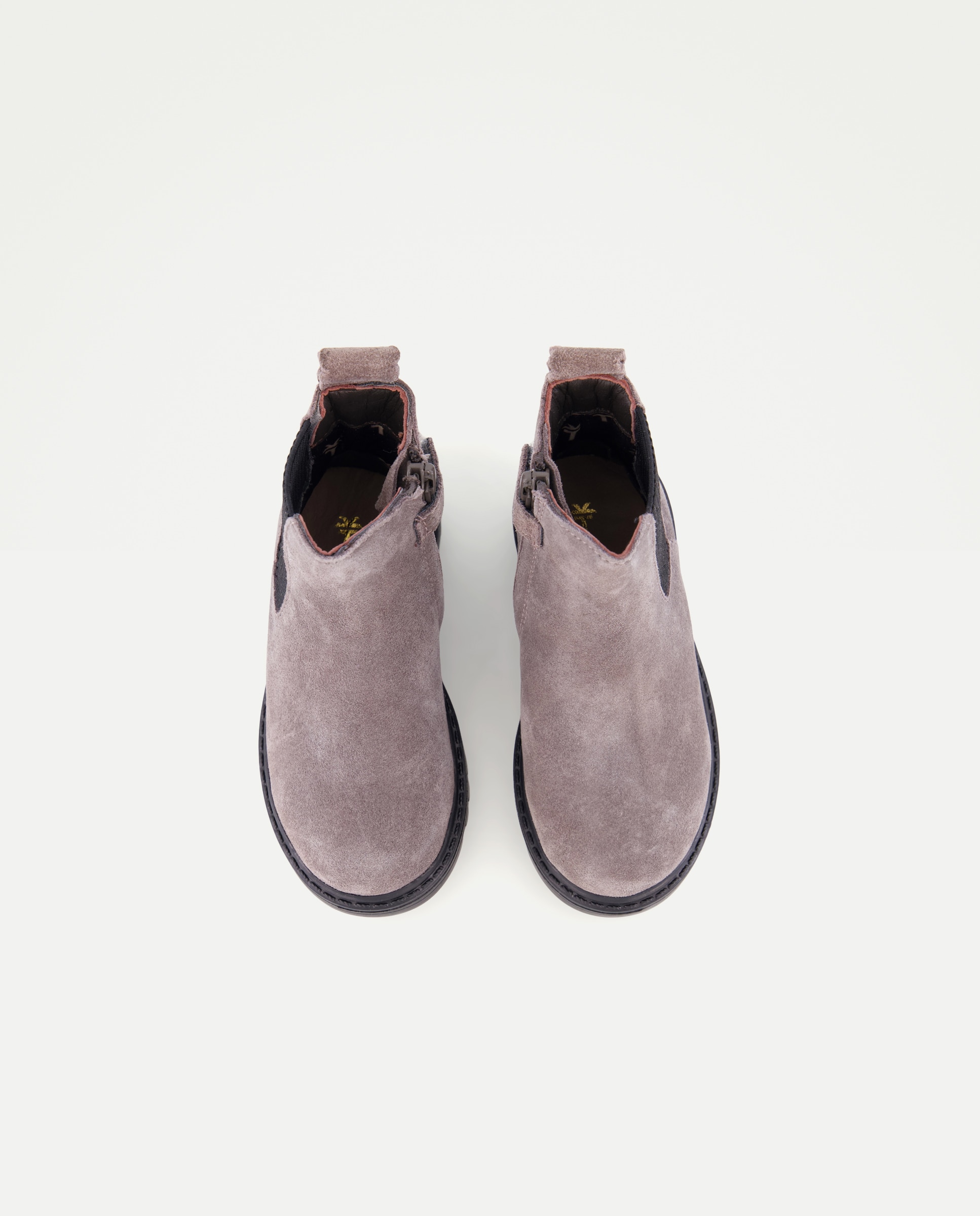 Botins Chelsea em Pele Castanho-4