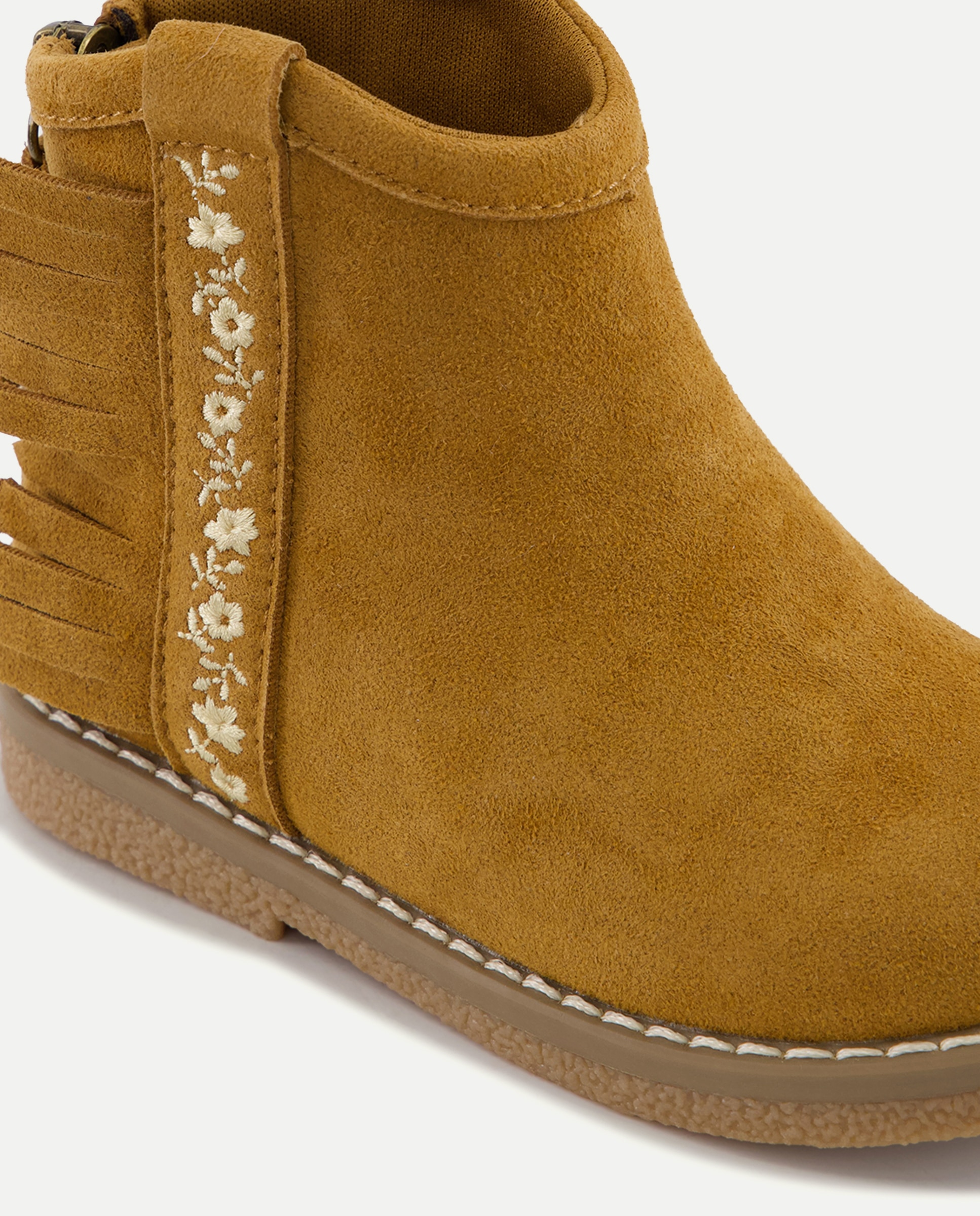 Imagen 5 de Botas chelsea de bebé niña con serraje y flecos - Baby El Corte Inglés - 730 Camel 730 Camel
